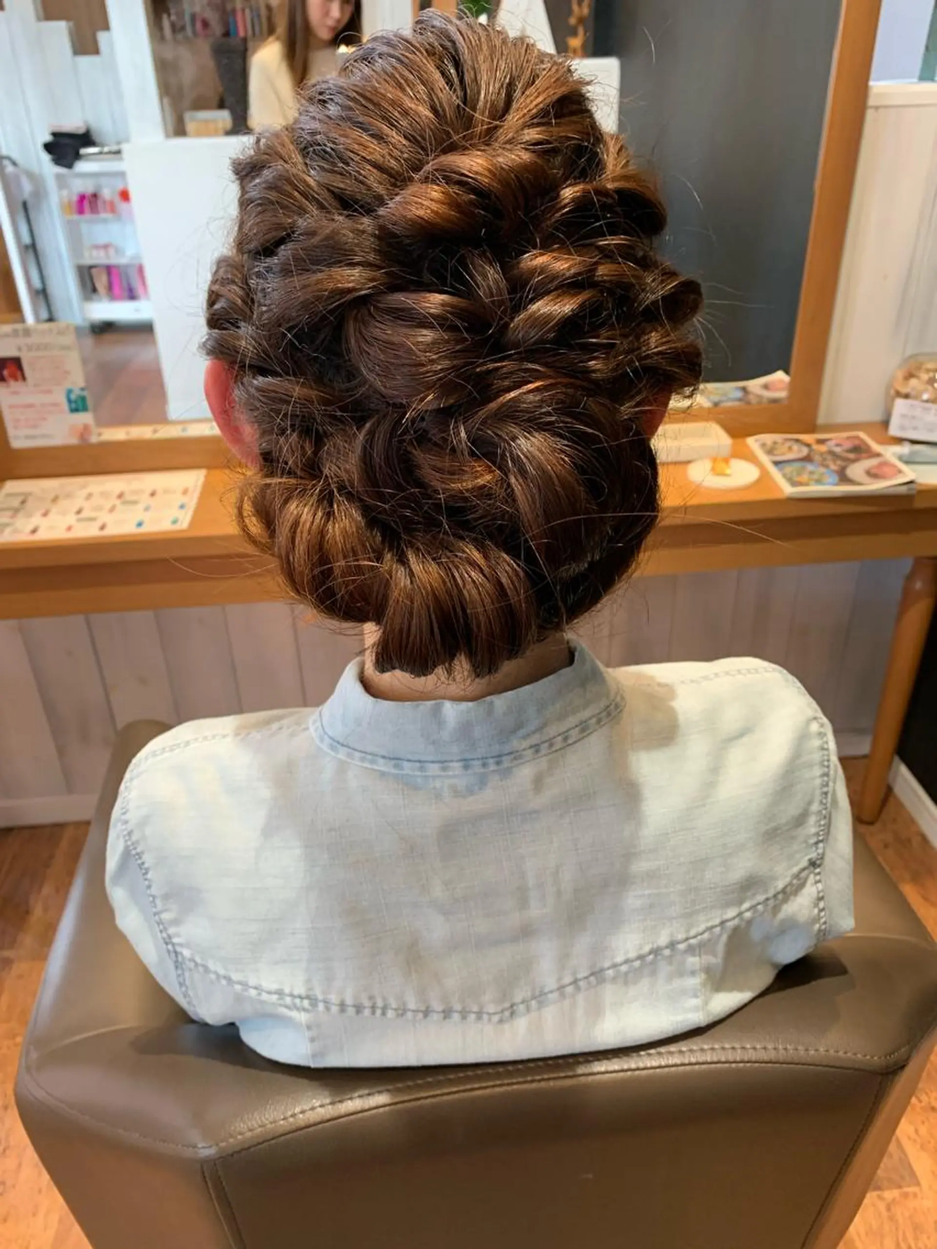 セミロング ヘアアレンジ 【髪質改善】【美髪】 【ツヤ髪】ほしのちりのヘアスタイル