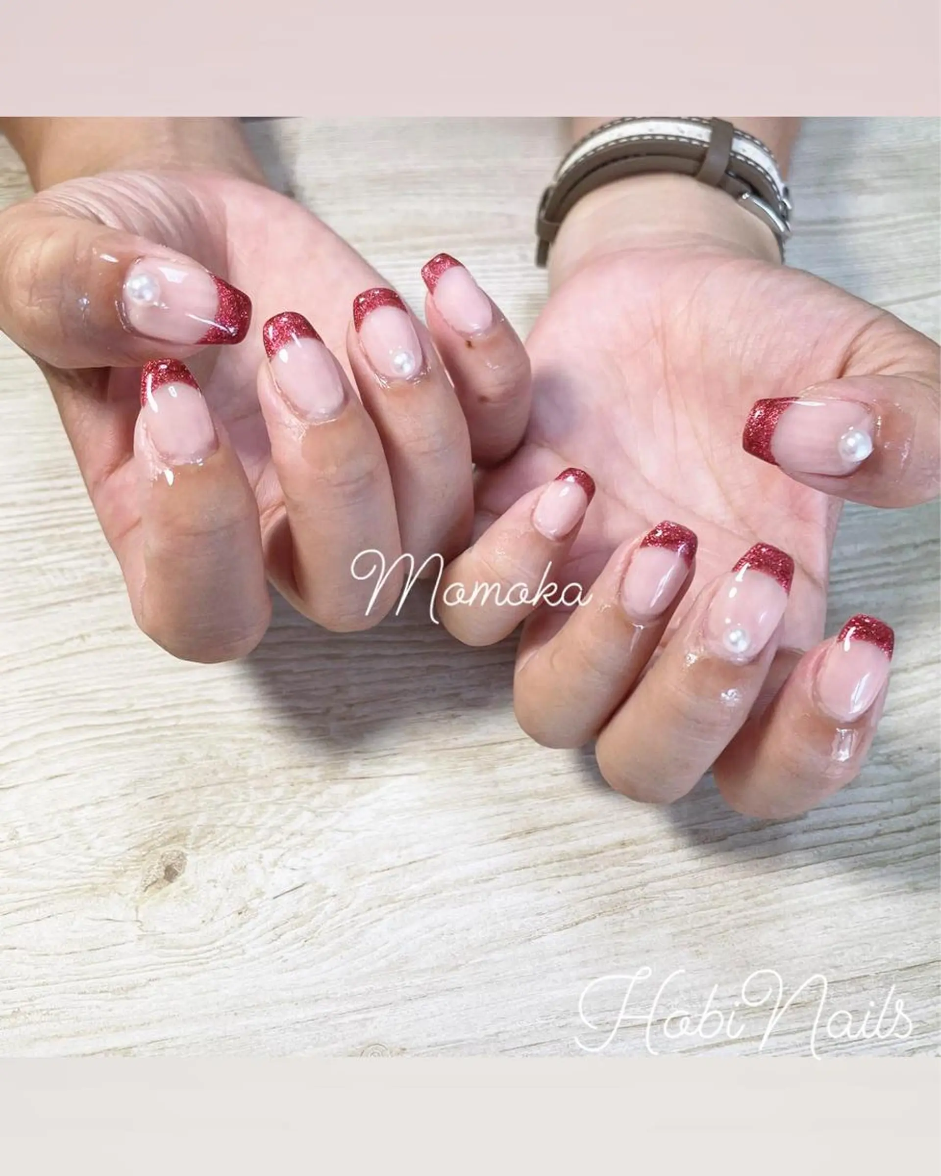 ネイル フレンチネイル Momo nailsalonのネイルデザイン