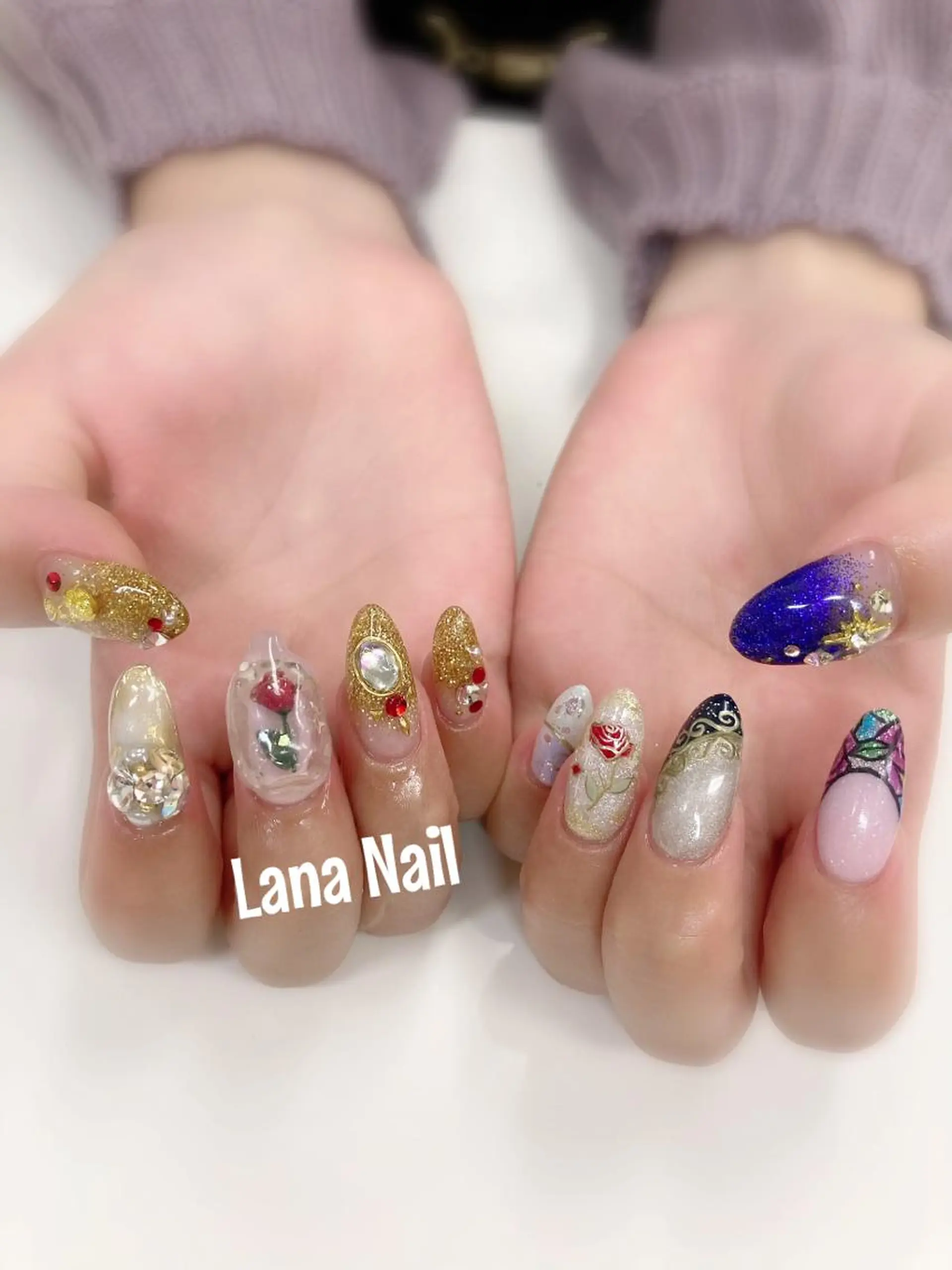 ネイル スカルプネイル Lana Nailのネイルデザイン