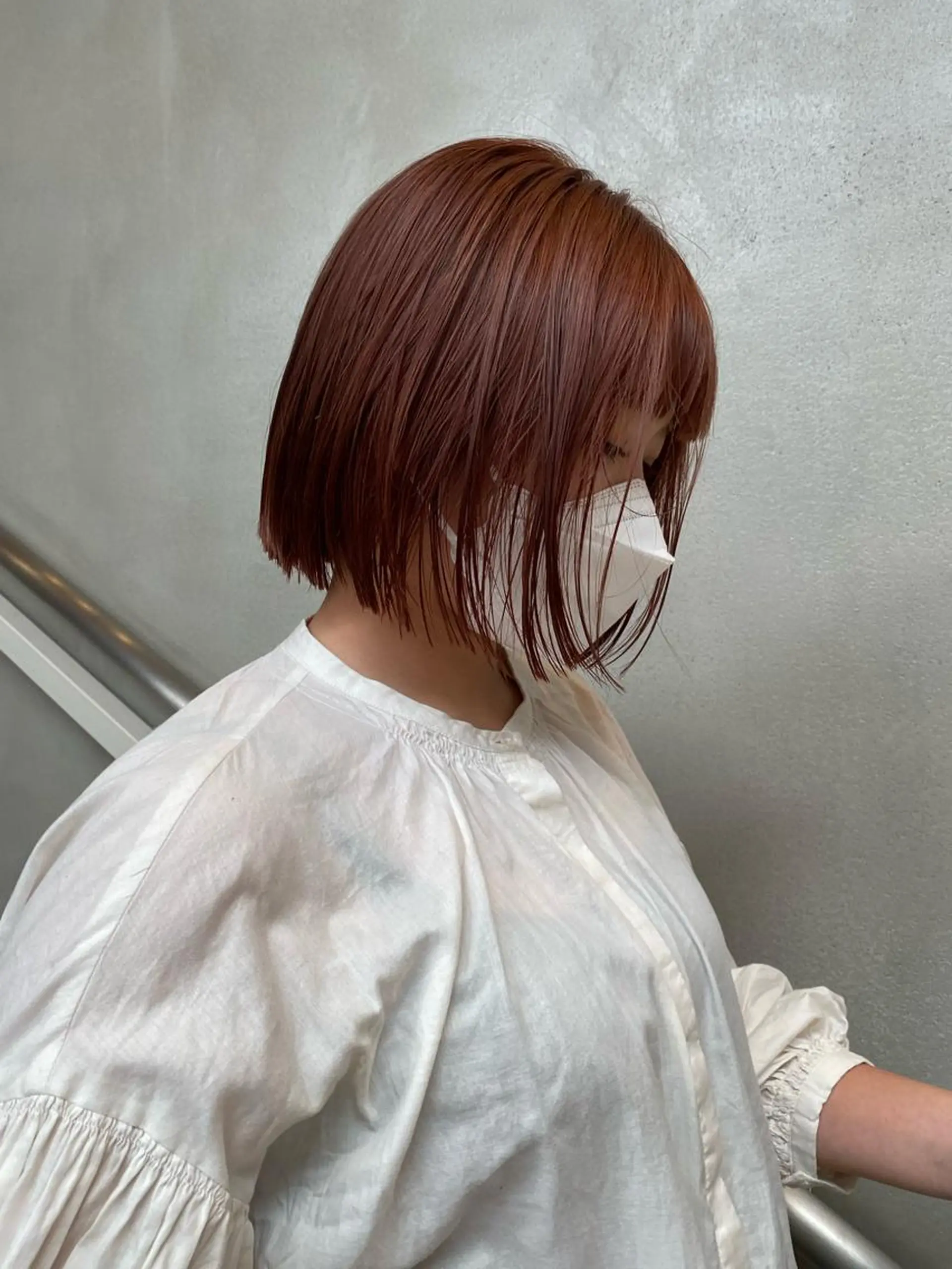 ショート カラー ブリーチ ダブルカラー ウルフカット 811 大阪梅田 ウルフのヘアスタイル