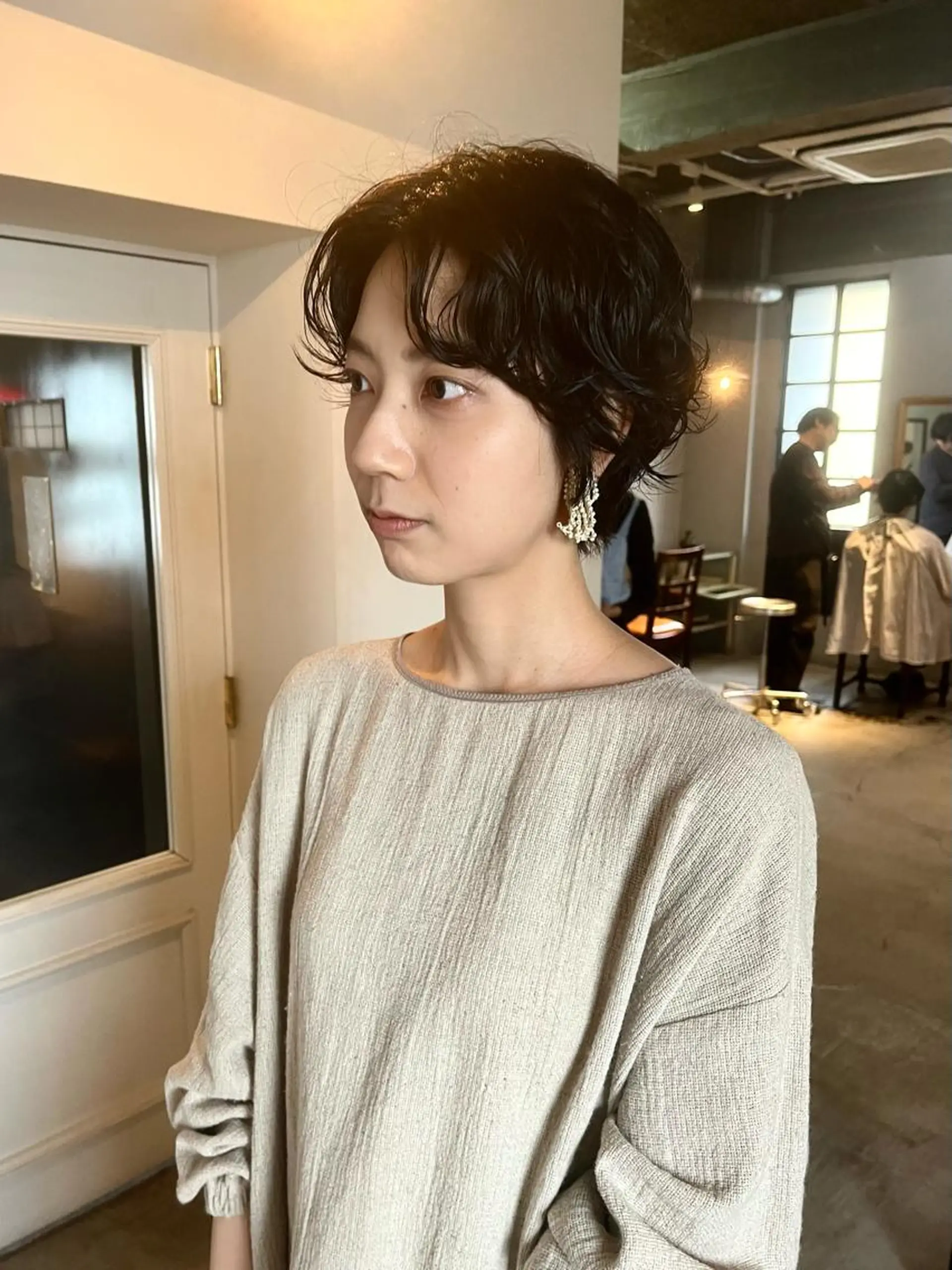 ショート パーマ room3小出 奈央子のヘアスタイル
