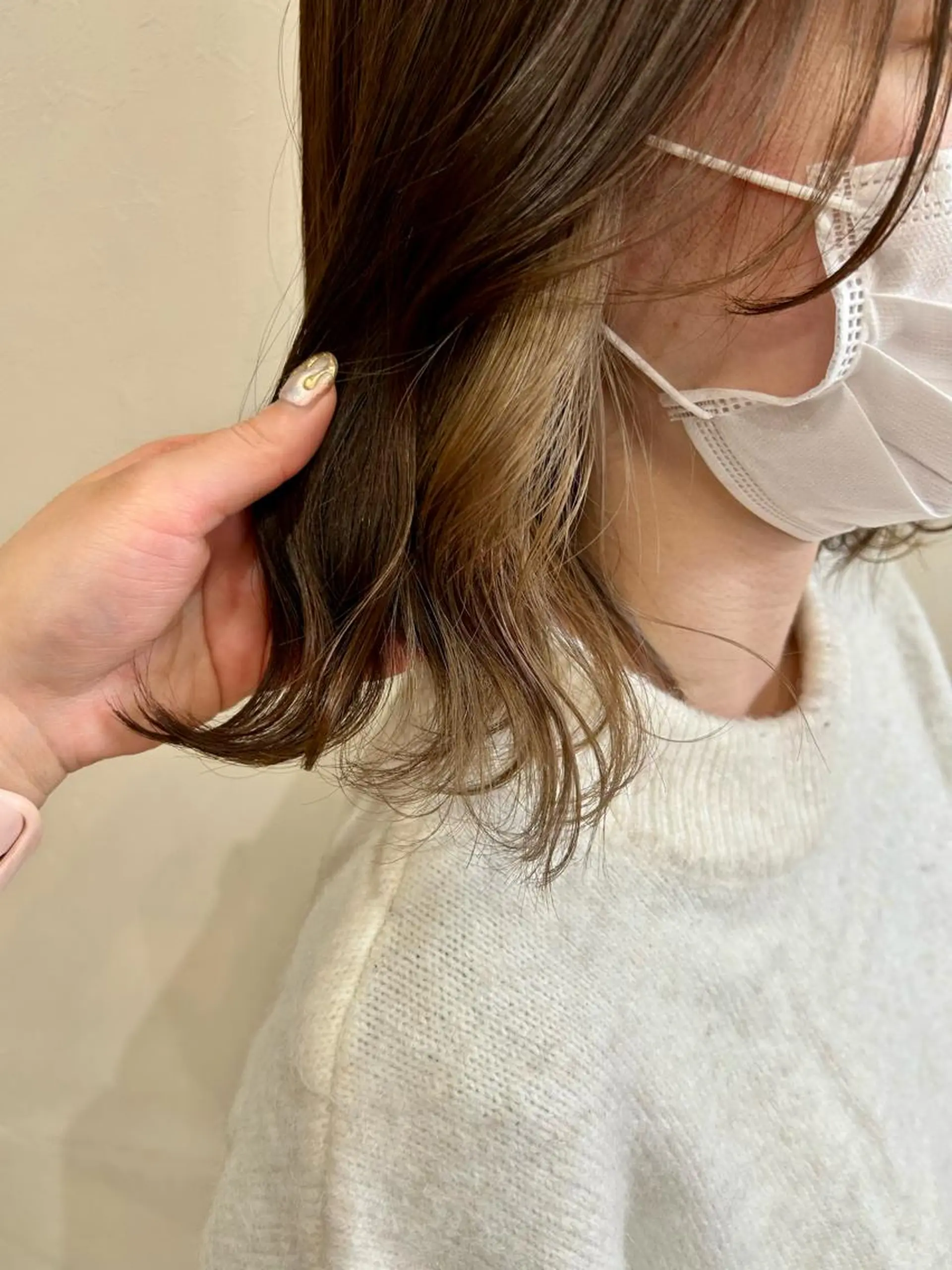 ミディアム Freez オオヤブ カホのヘアスタイル