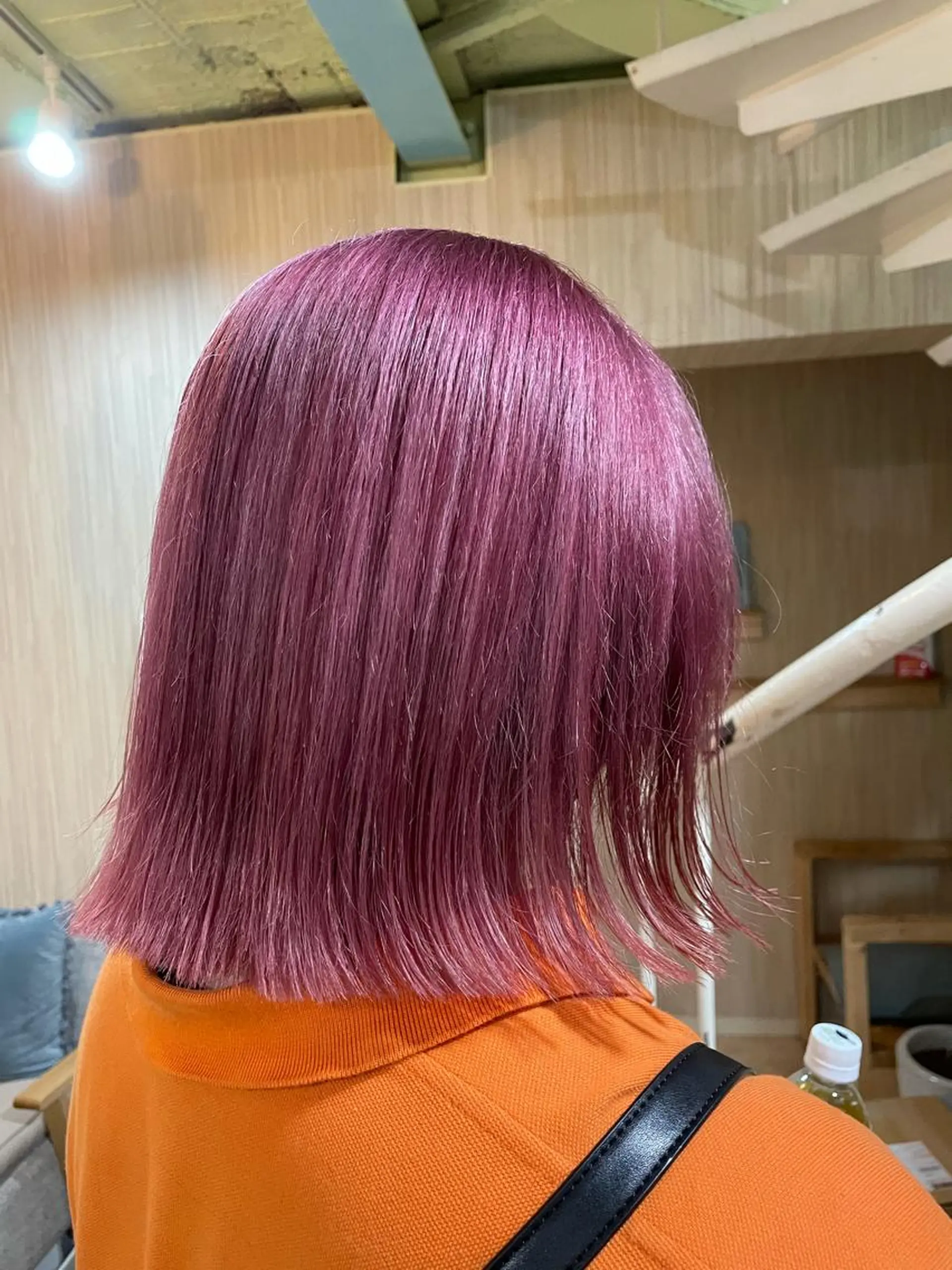 ミディアム ヘアカラー トリートメント 縮毛矯正の達人 ☆　松本のヘアスタイル