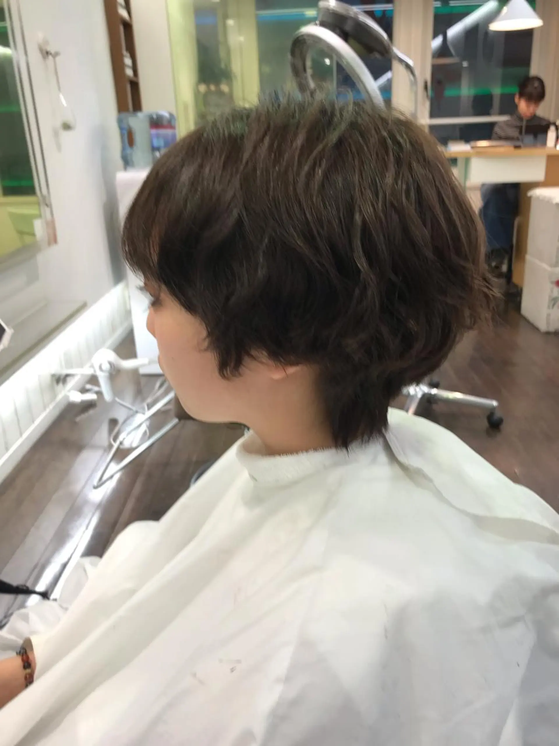 ショート デジタルパーマ🫧 韓国風ヘア🫧サクラのヘアスタイル