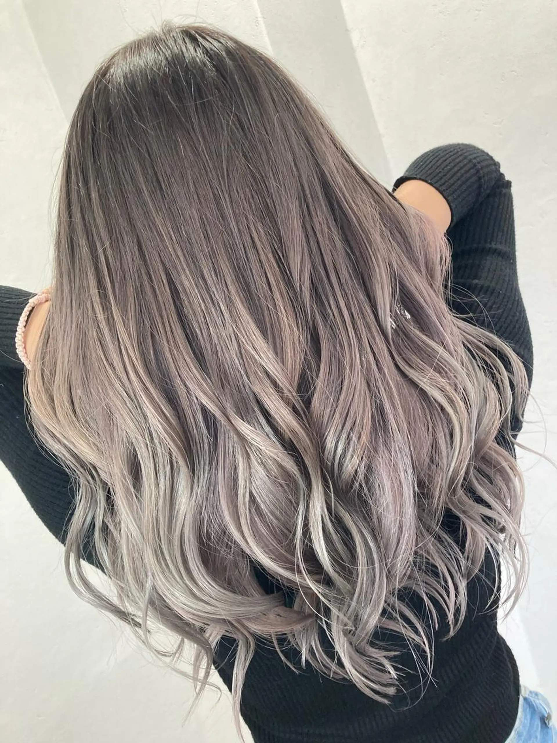 ロング カラー パーマ カット ヘアカラー トリートメント ブリーチ毛縮毛矯正 👑山口のヘアスタイル