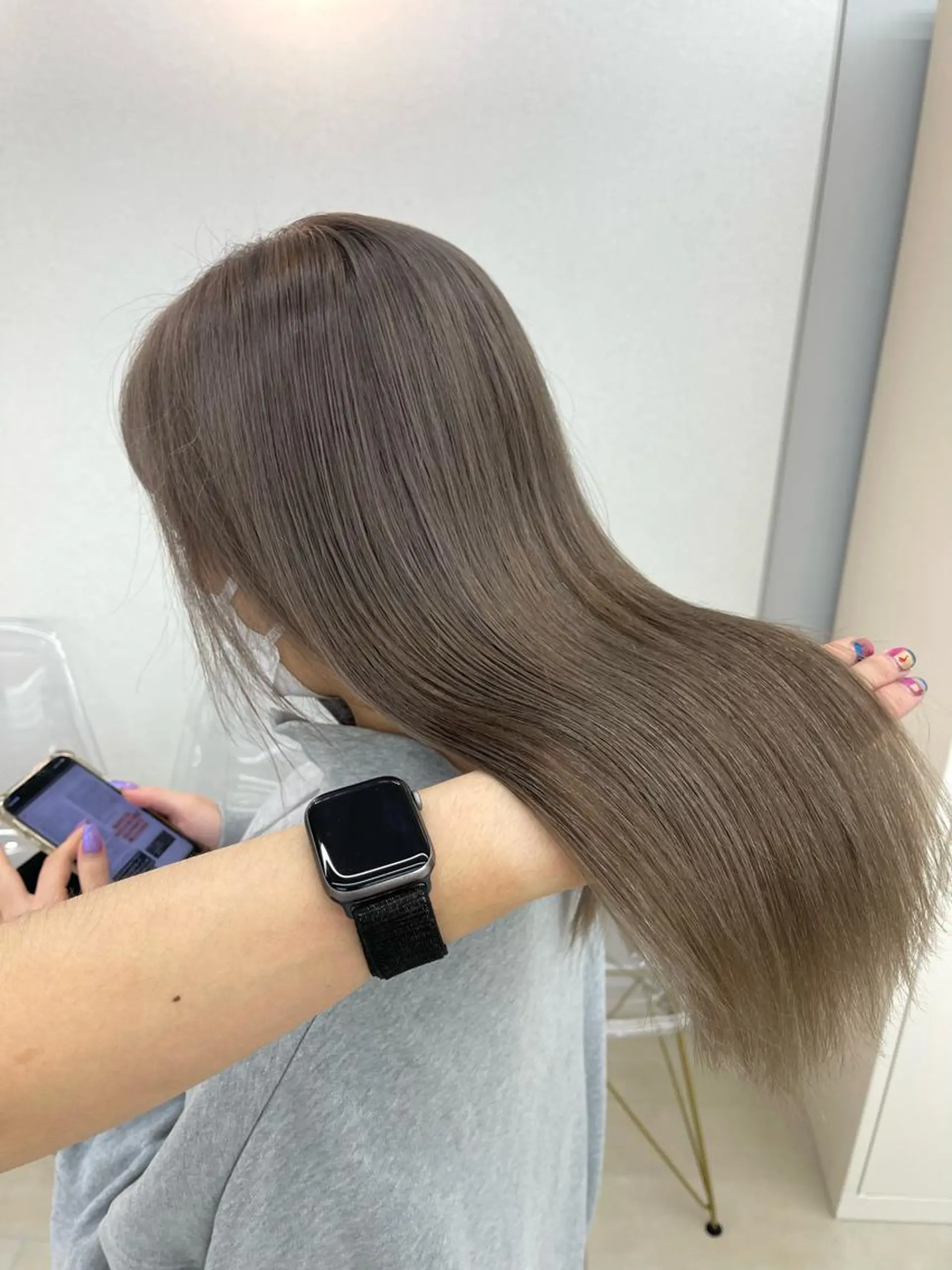 セミロング カラー メンズ ヘアカラー トリートメント 今だけ無料カット募集 💫KEISHIのヘアスタイル