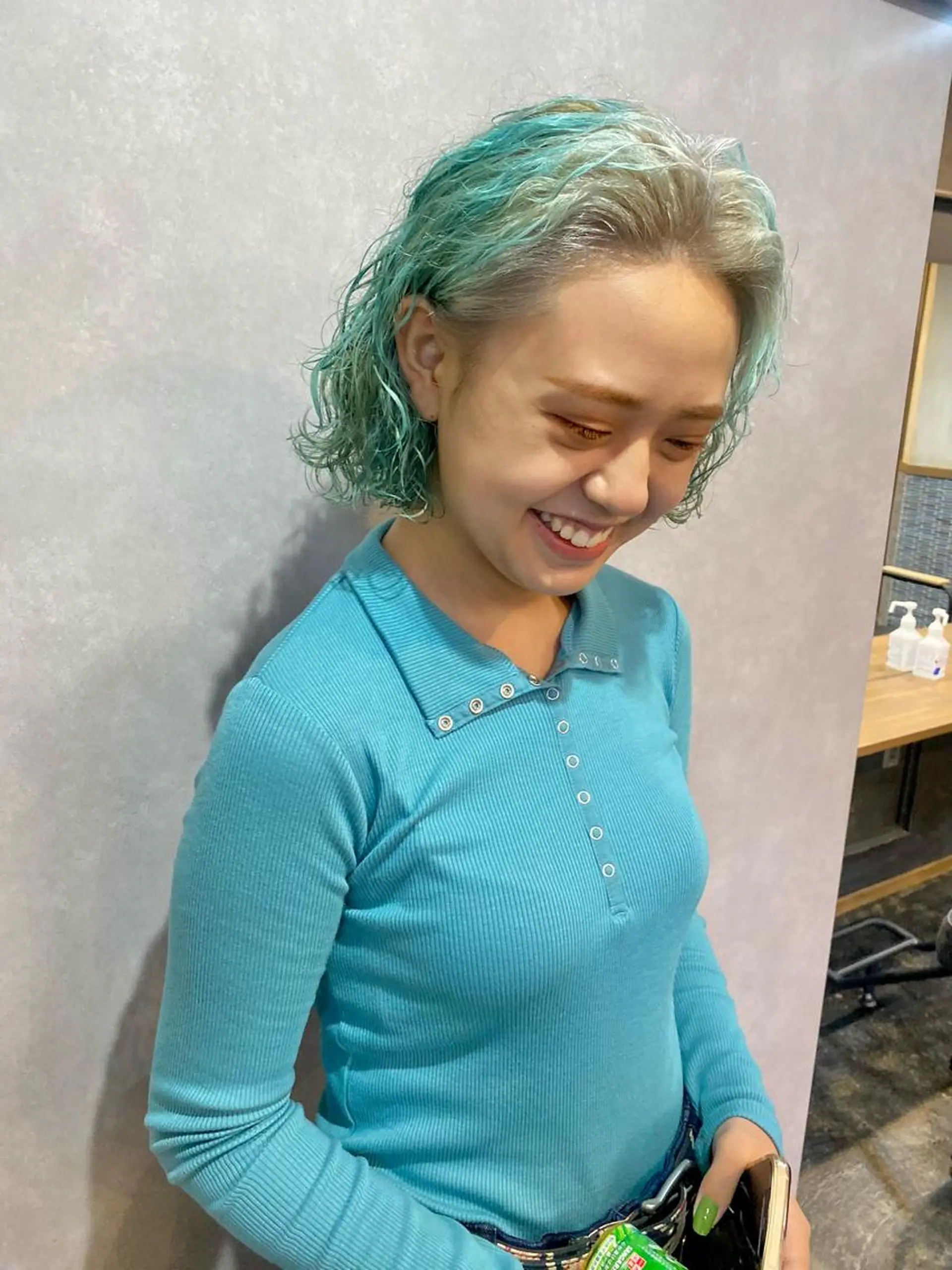 ショート カラー ブリーチ ブリーチ/ハイトーン レイヤー/Maanaのヘアスタイル