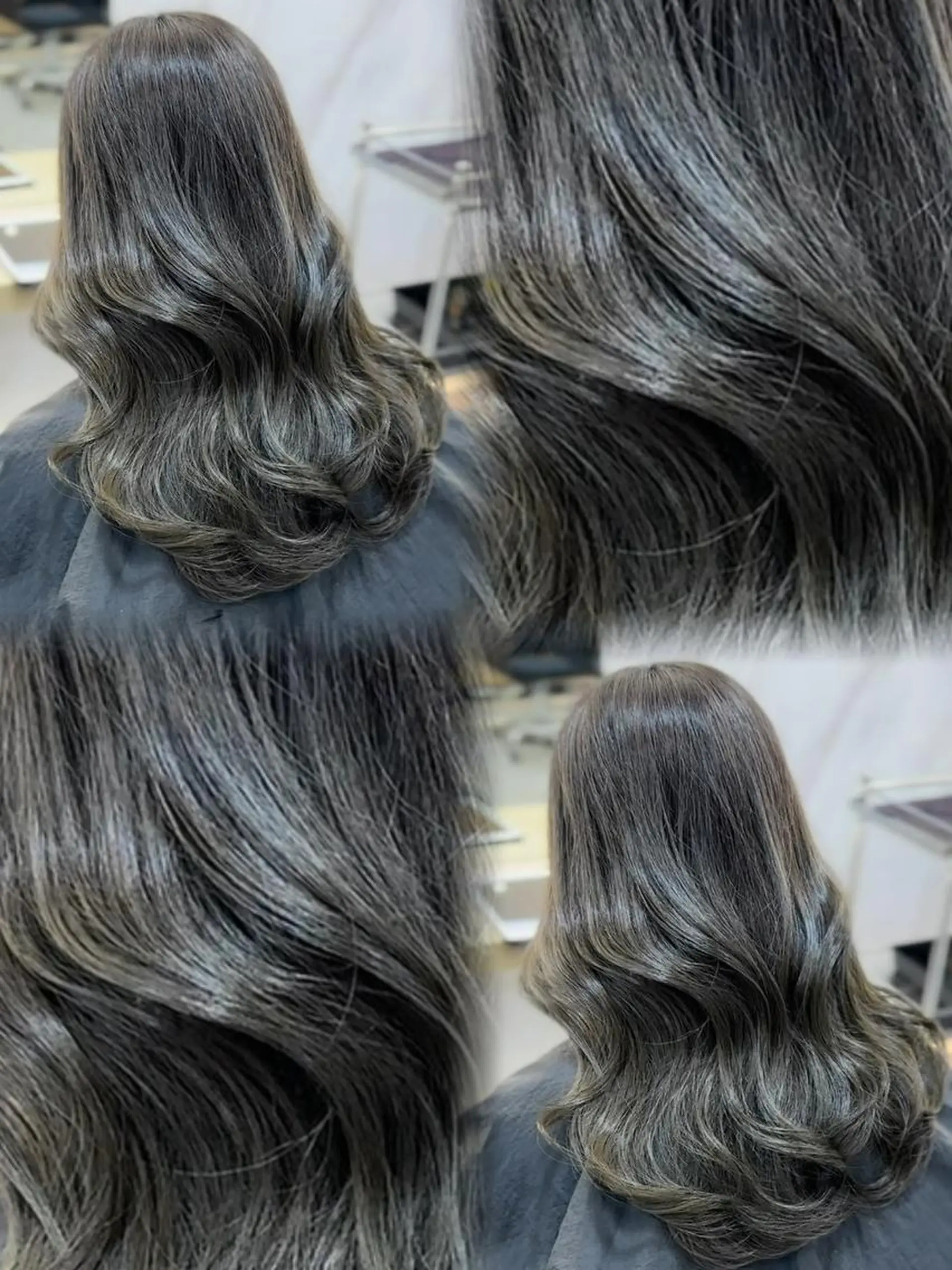 ミディアム カラー L.E.M 仙台のヘアスタイル