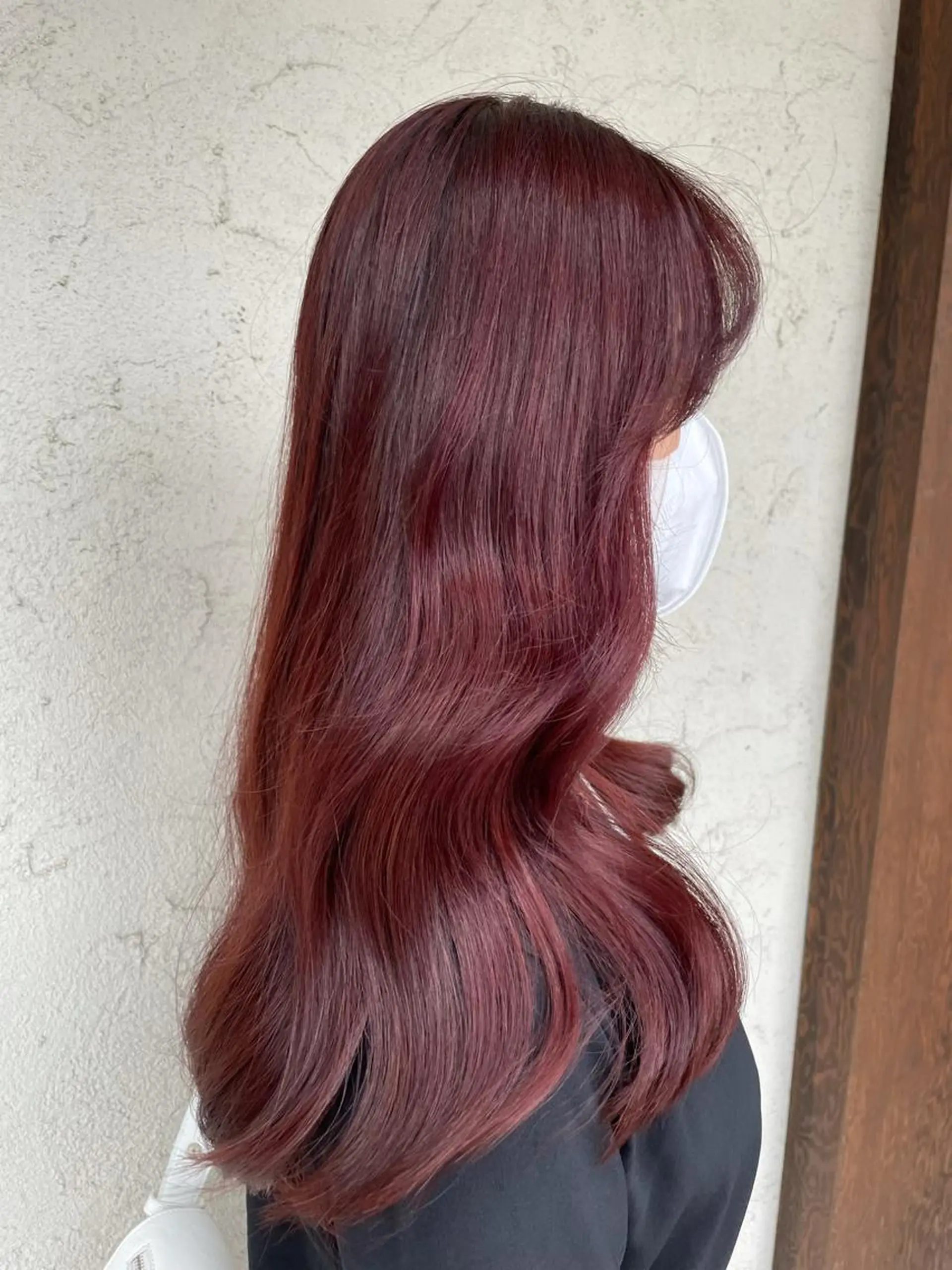 ロング カット ヘアカラー トリートメント しもかわ かほのヘアスタイル