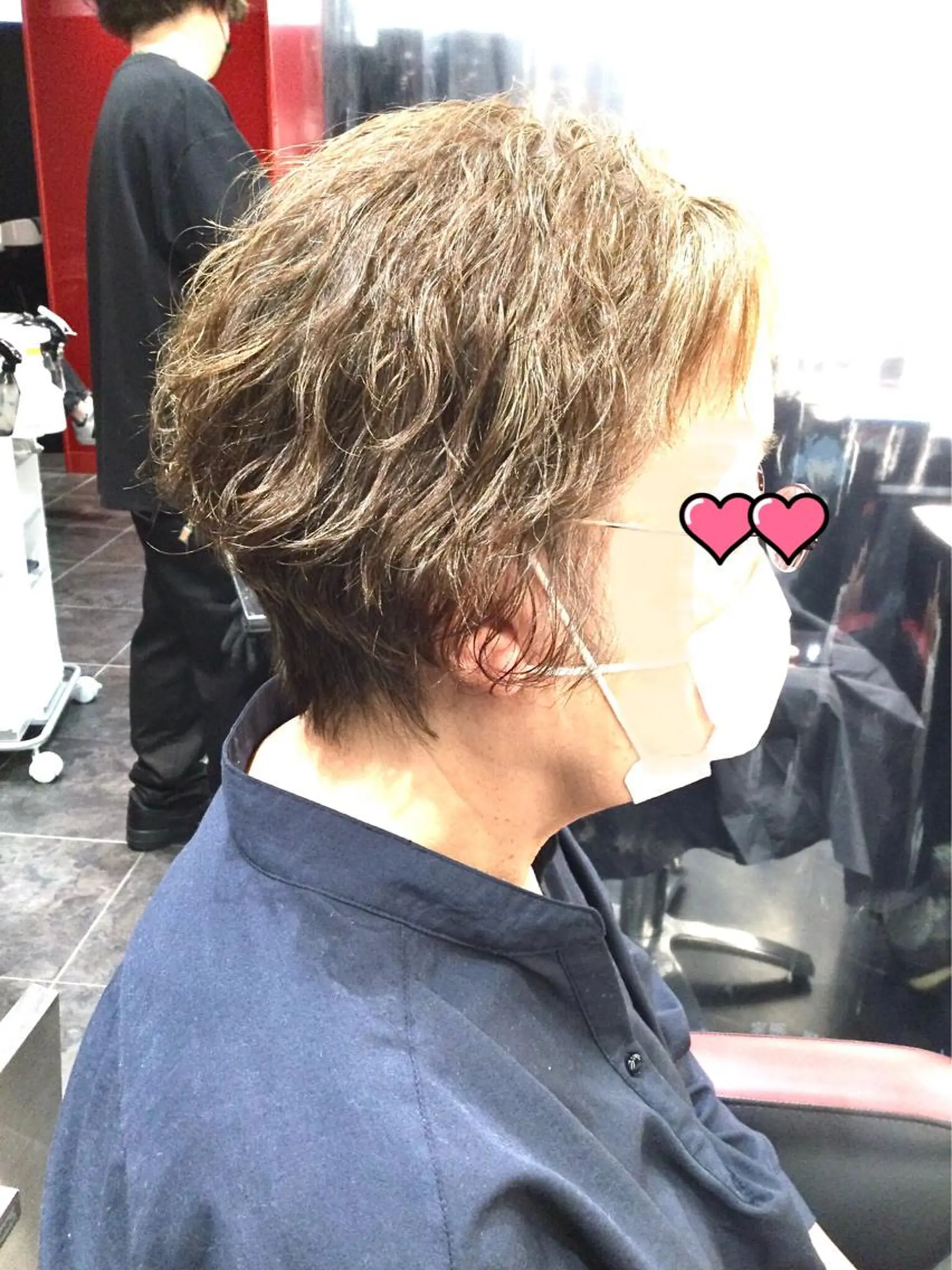 ショート カラー パーマ Annon プライベートサロンのヘアスタイル