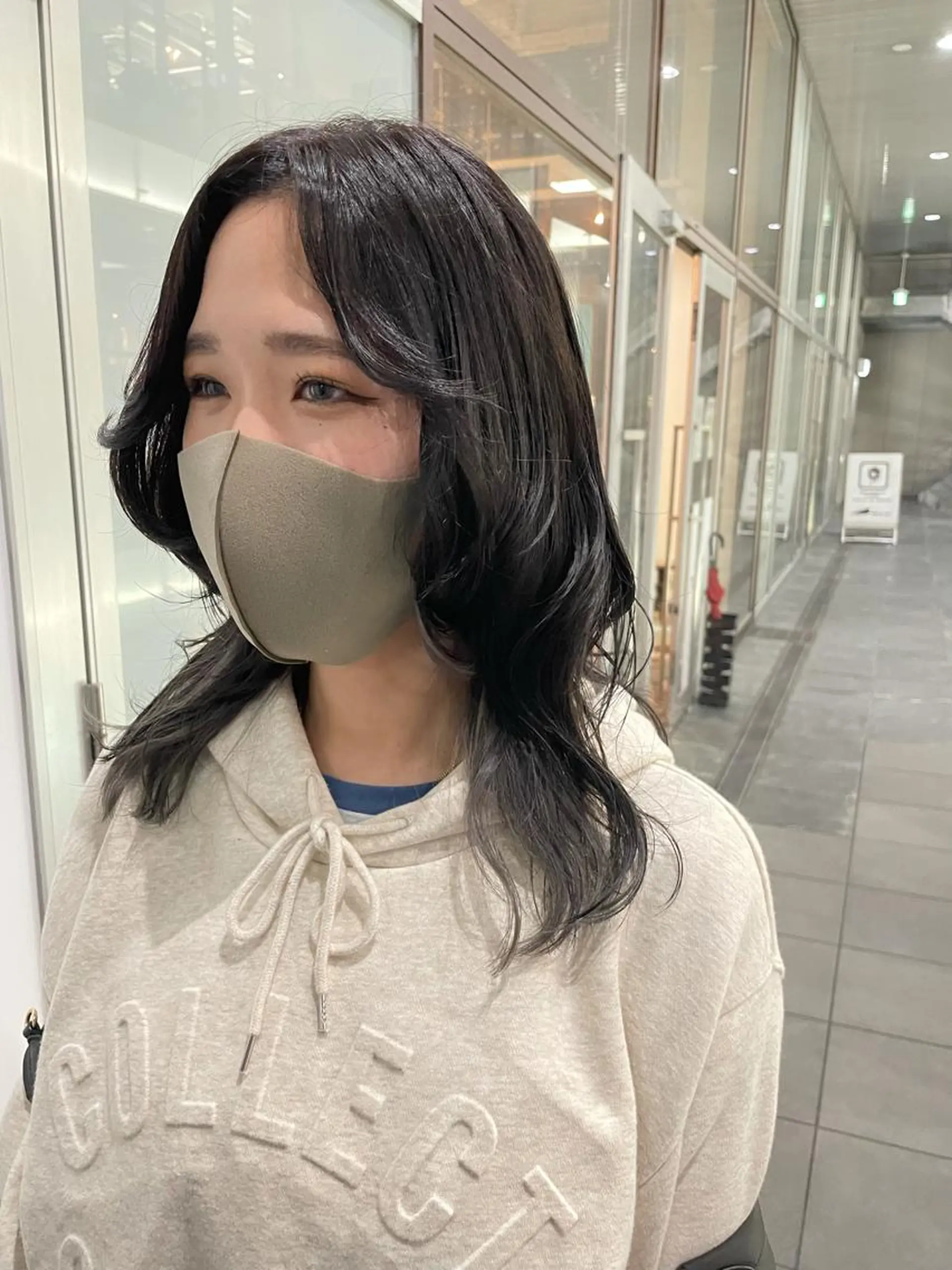 ミディアム 不破一輝/栄/矢場町 ボブ/レイヤー/艶髪のヘアスタイル