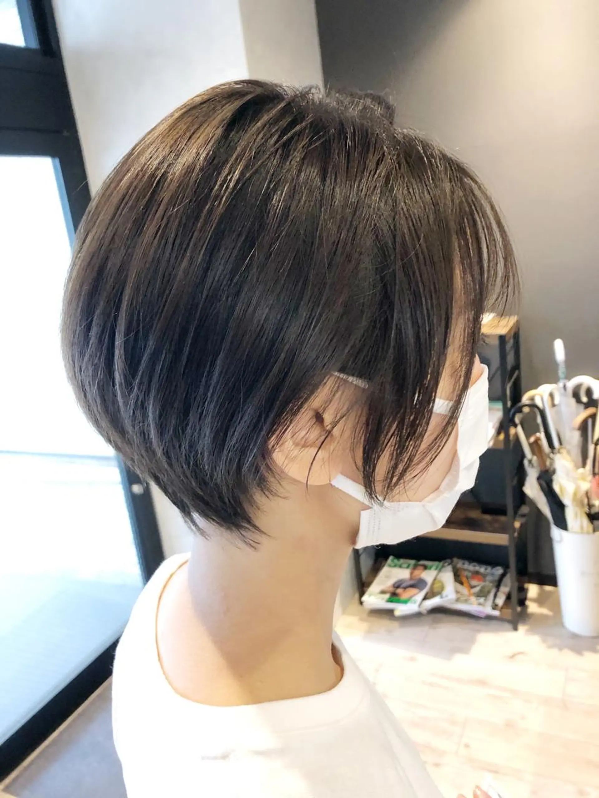 ショート カラー くびれヘア ショートヘア カット ヘアカラー 土谷 敦郎のヘアスタイル