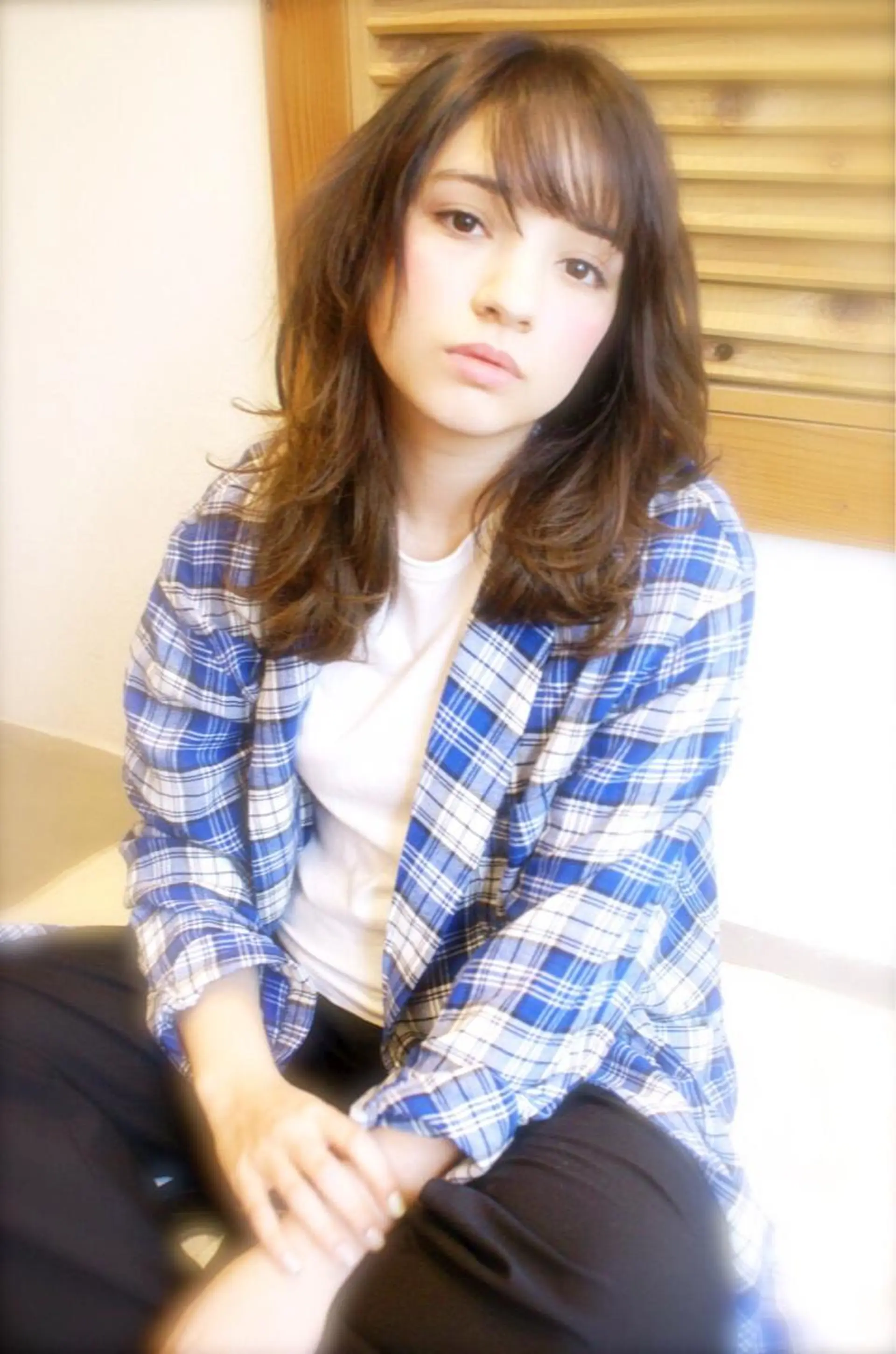 セミロング カラー みうら ミウラのヘアスタイル