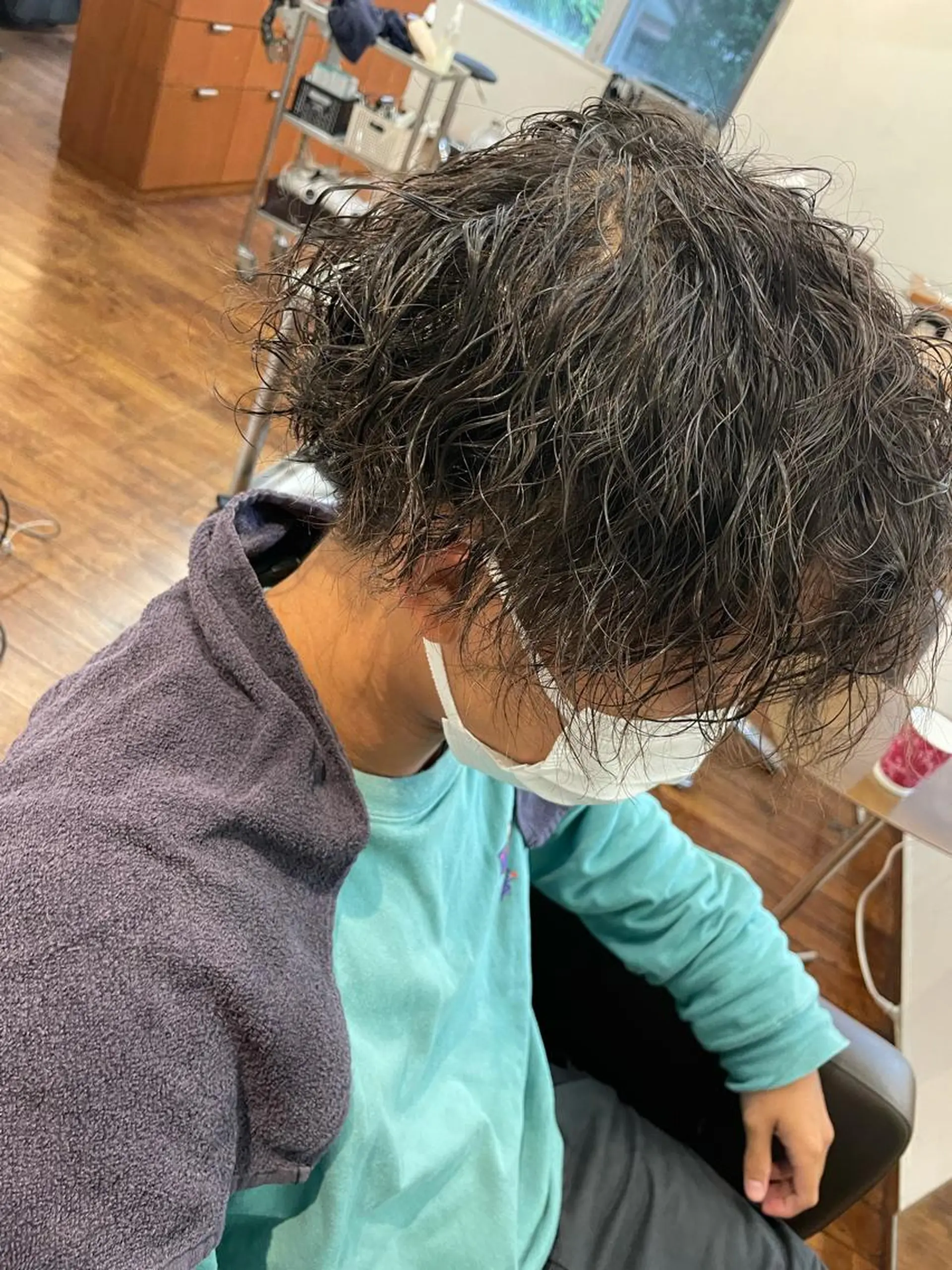 ショート パーマ メンズ カット パーマ 🌸髪質改善🌸 Shuhei🗝♠のヘアスタイル