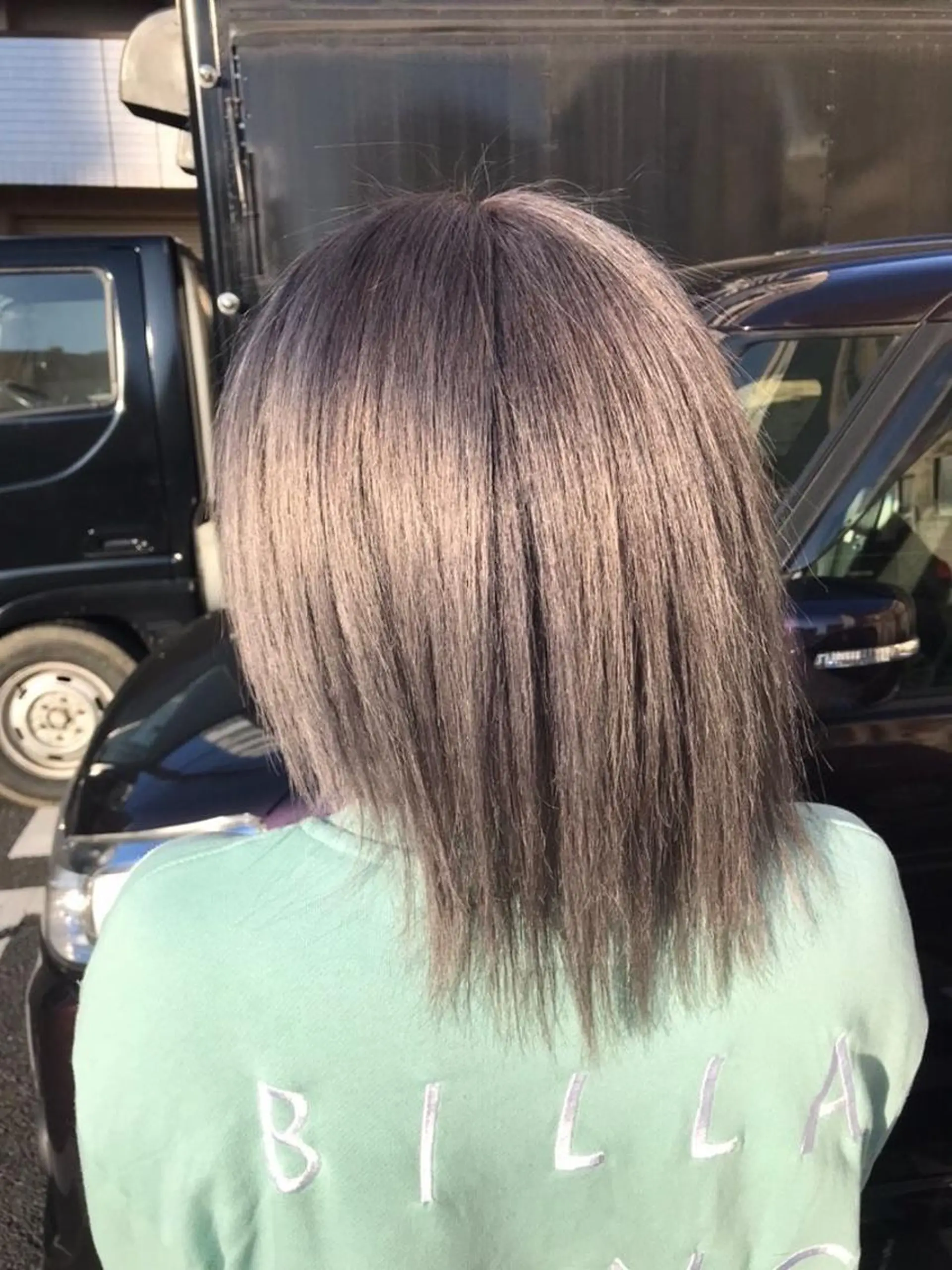 カラー ダブルスキルエクステ /羽エクステ白石宇由のヘアスタイル