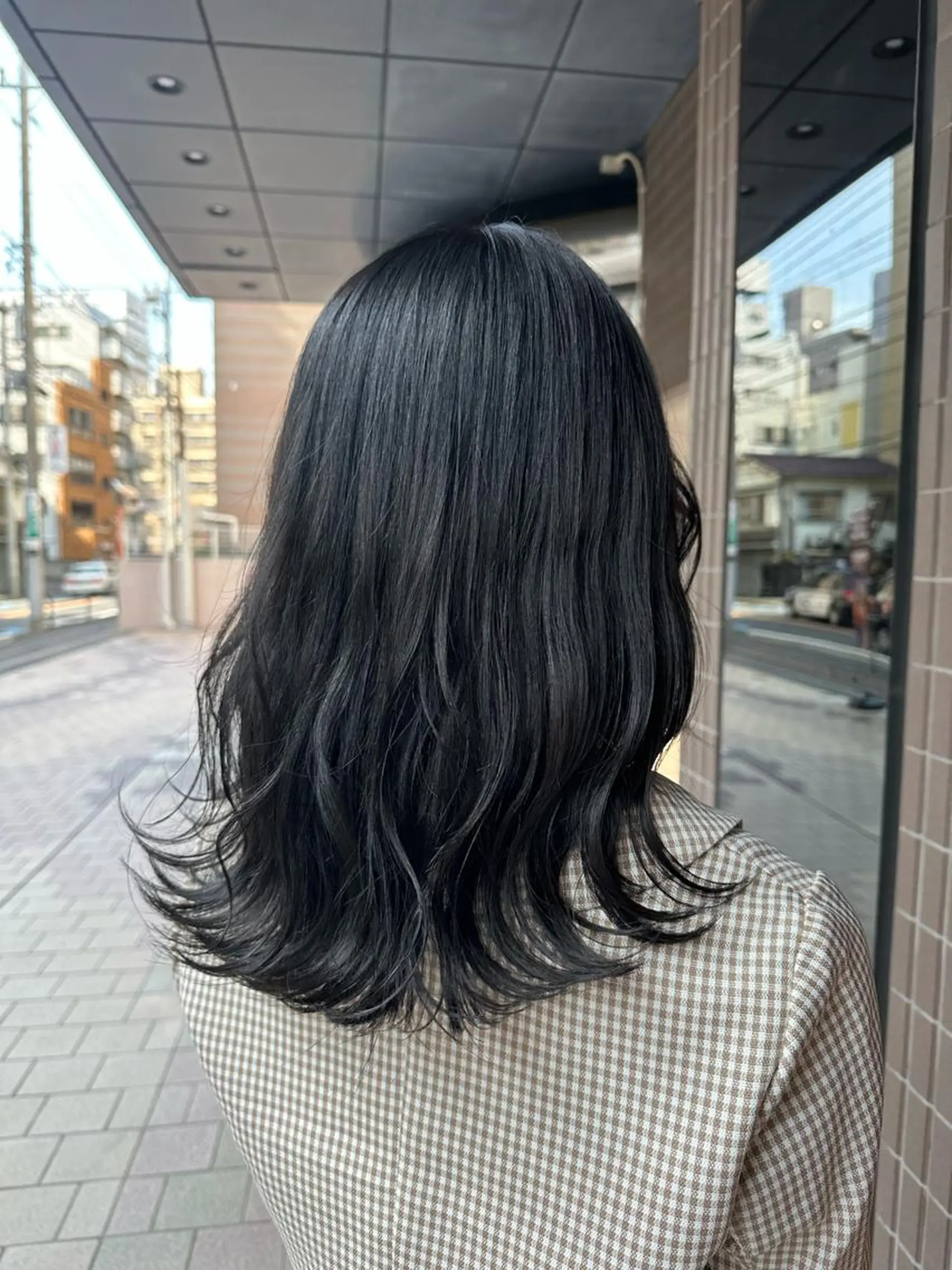 セミロング カラー 清水 遥香のヘアスタイル