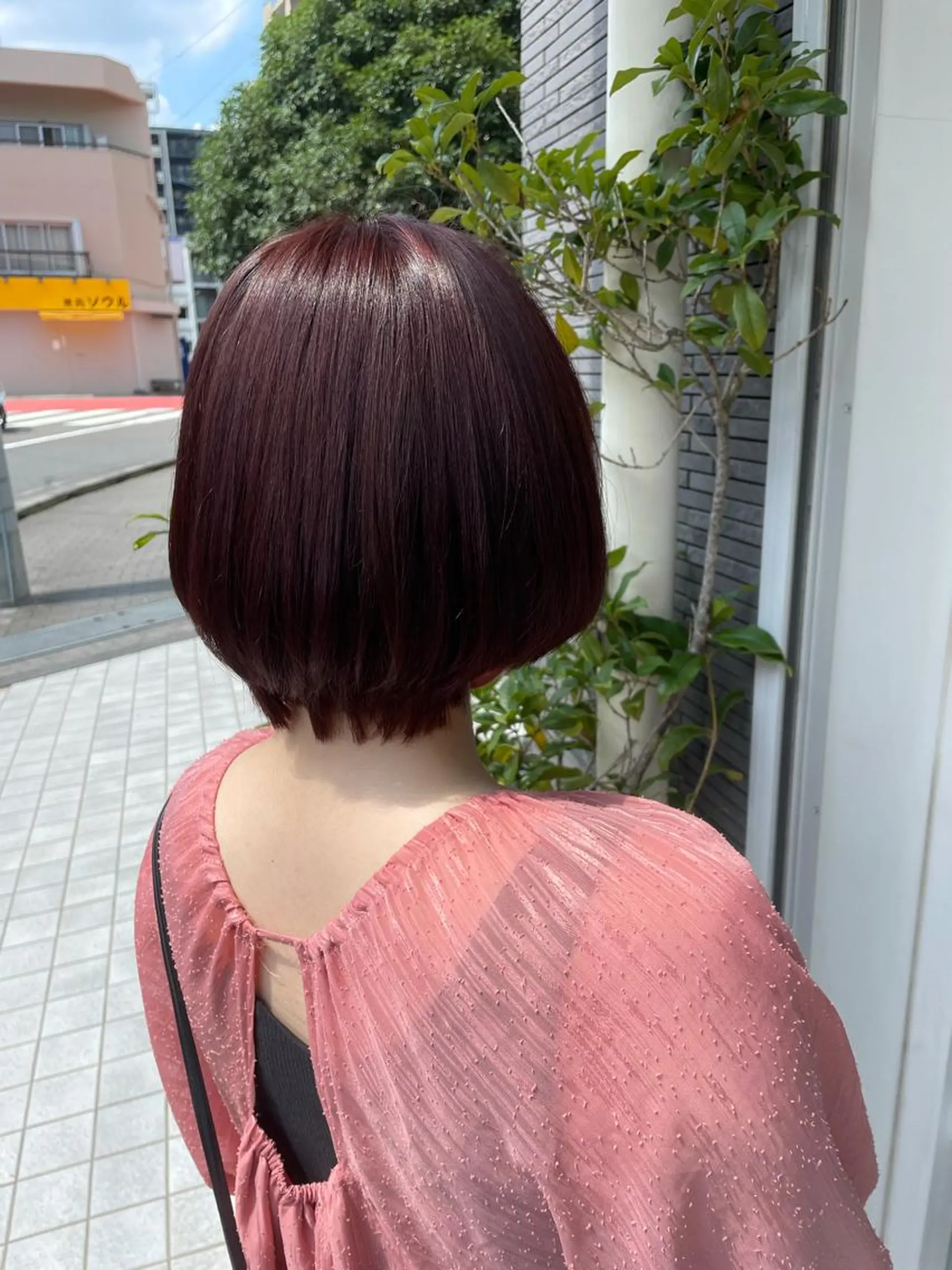 ショート カラー ヘアアレンジ ヘアカラー 鴫原 亜弥のヘアスタイル