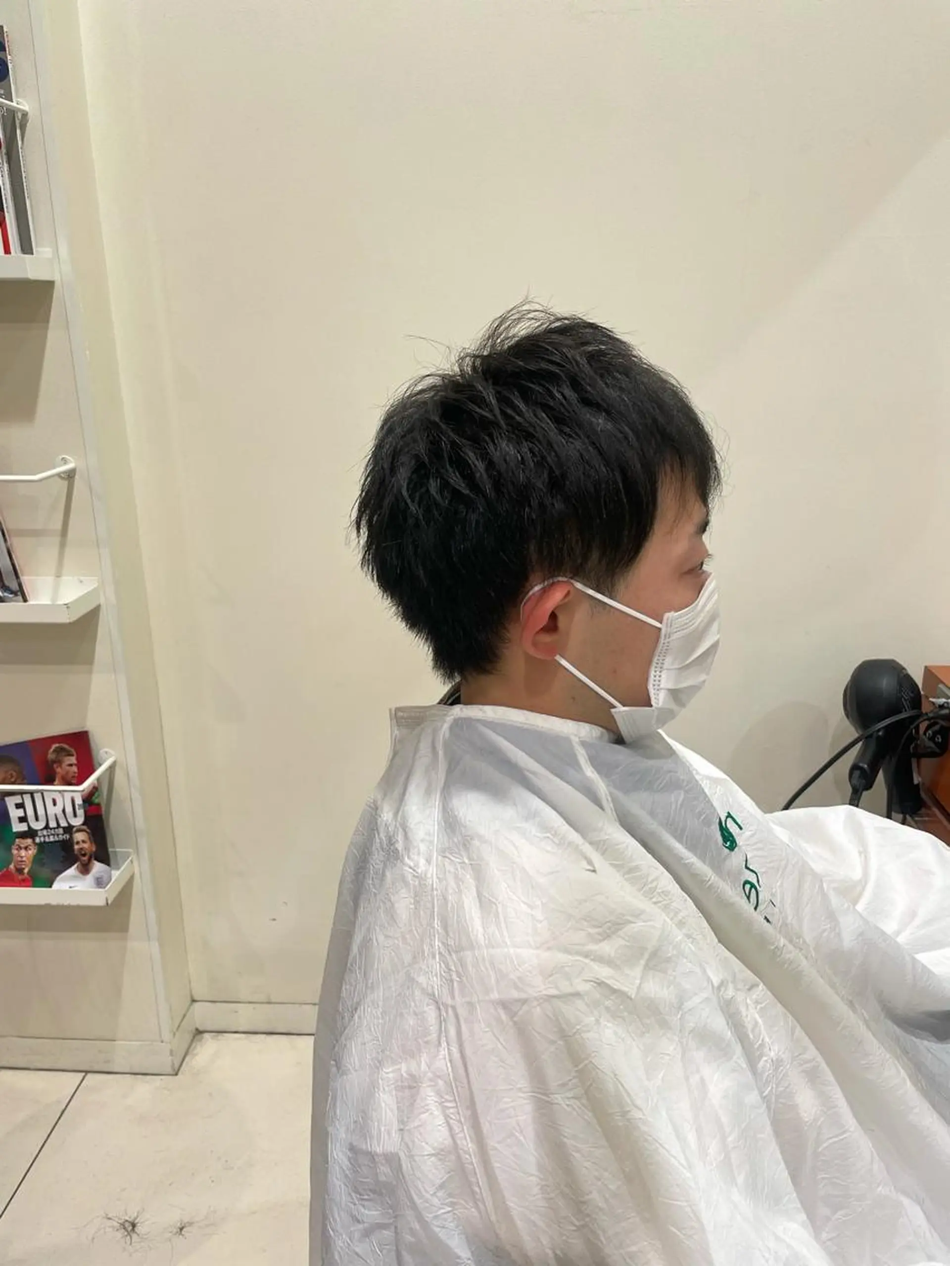 ショート メンズ 髙田 千華 髪質改善ストレートのヘアスタイル