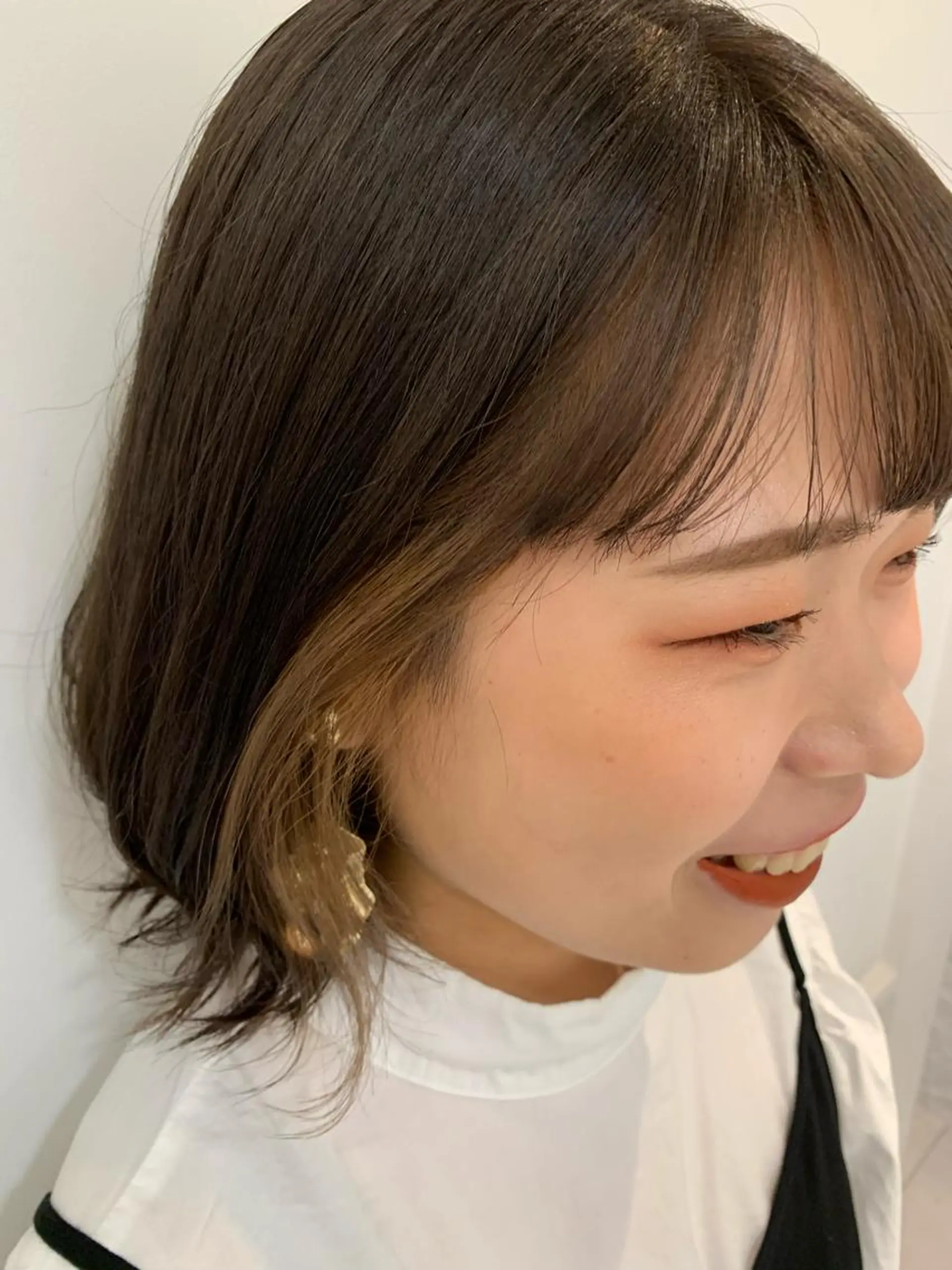 ミディアム カラー 高橋友里亜 /フリーランスのヘアスタイル