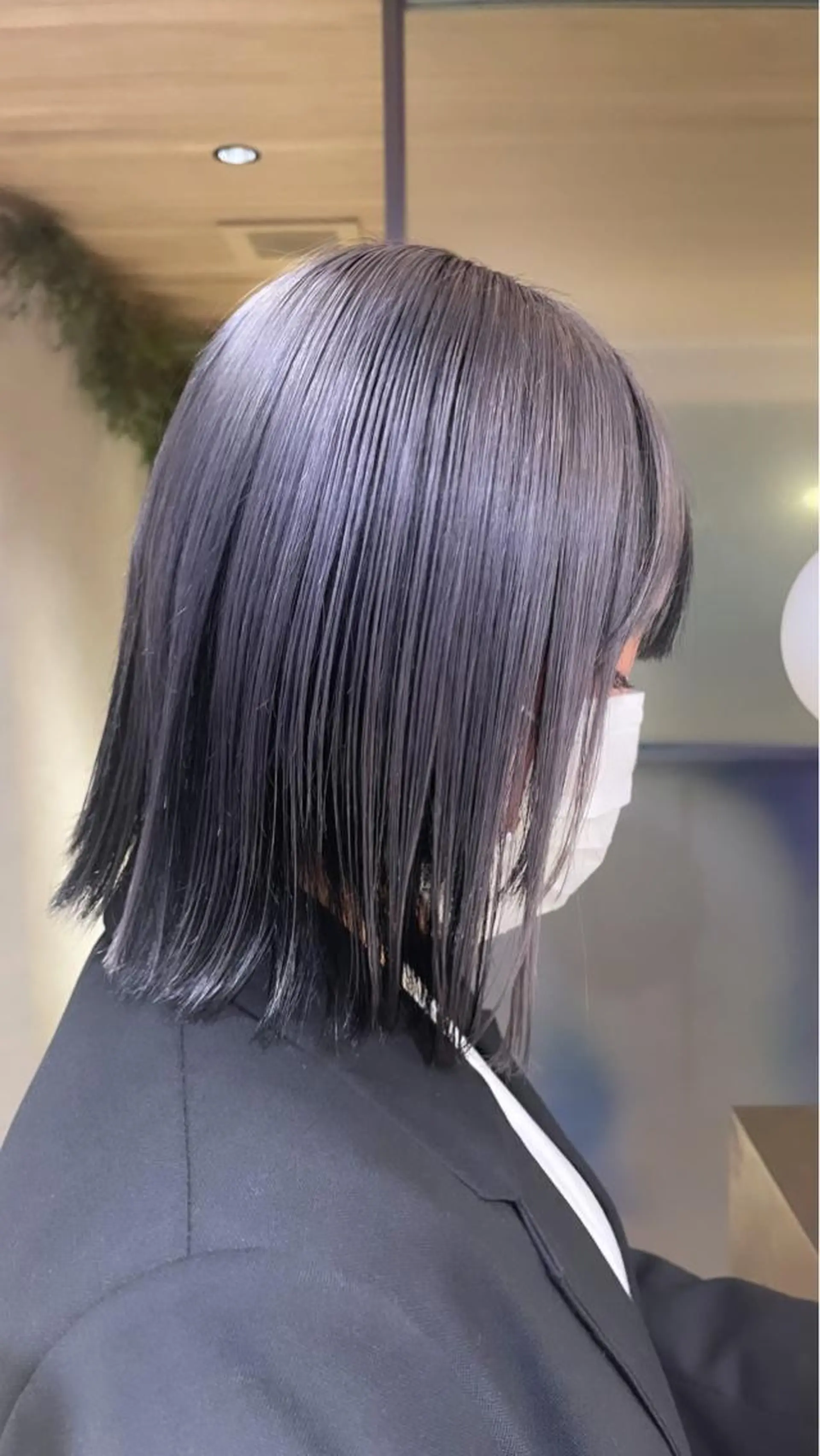 ミディアム 永田 優希のヘアスタイル