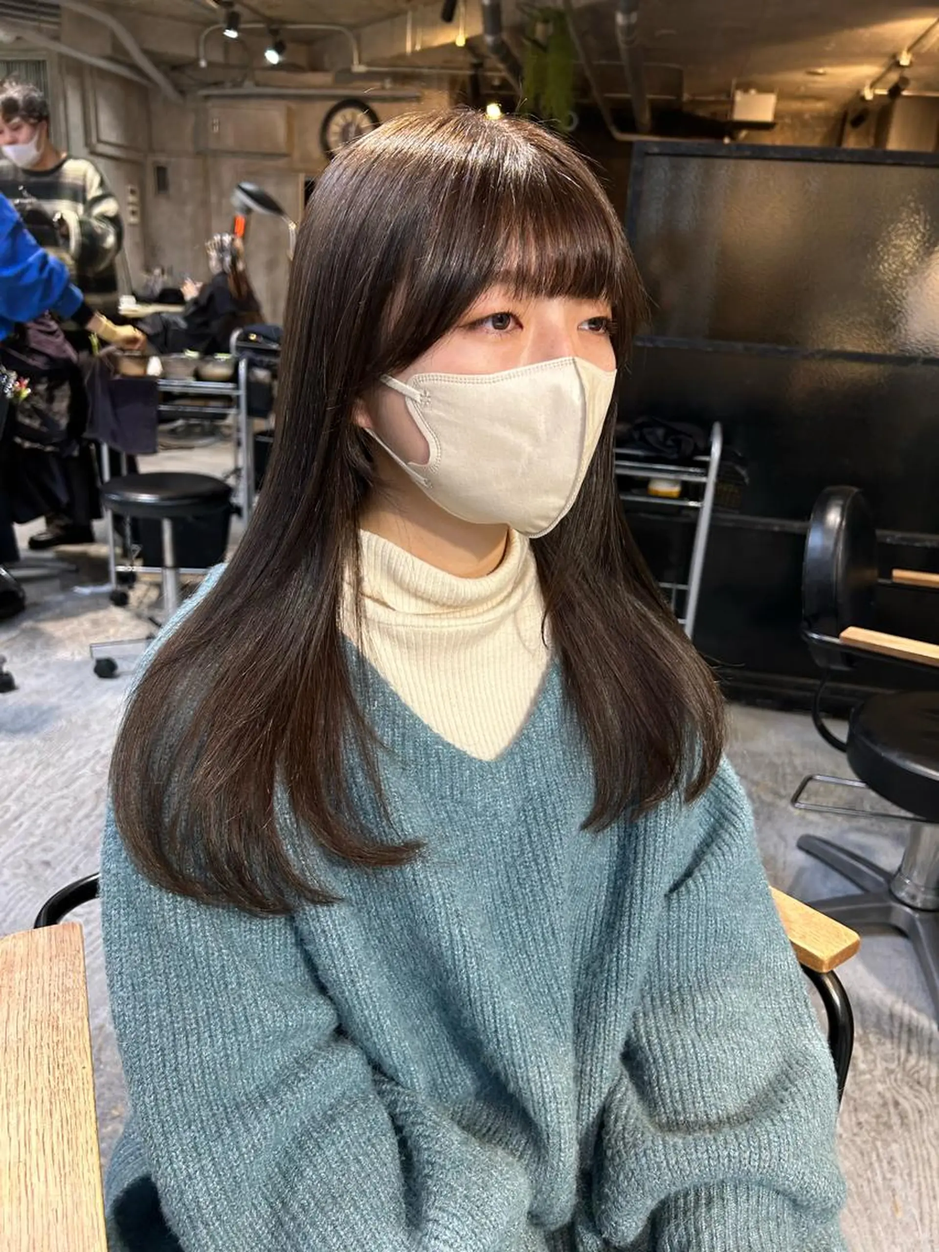 ロング 大橋 美咲のヘアスタイル