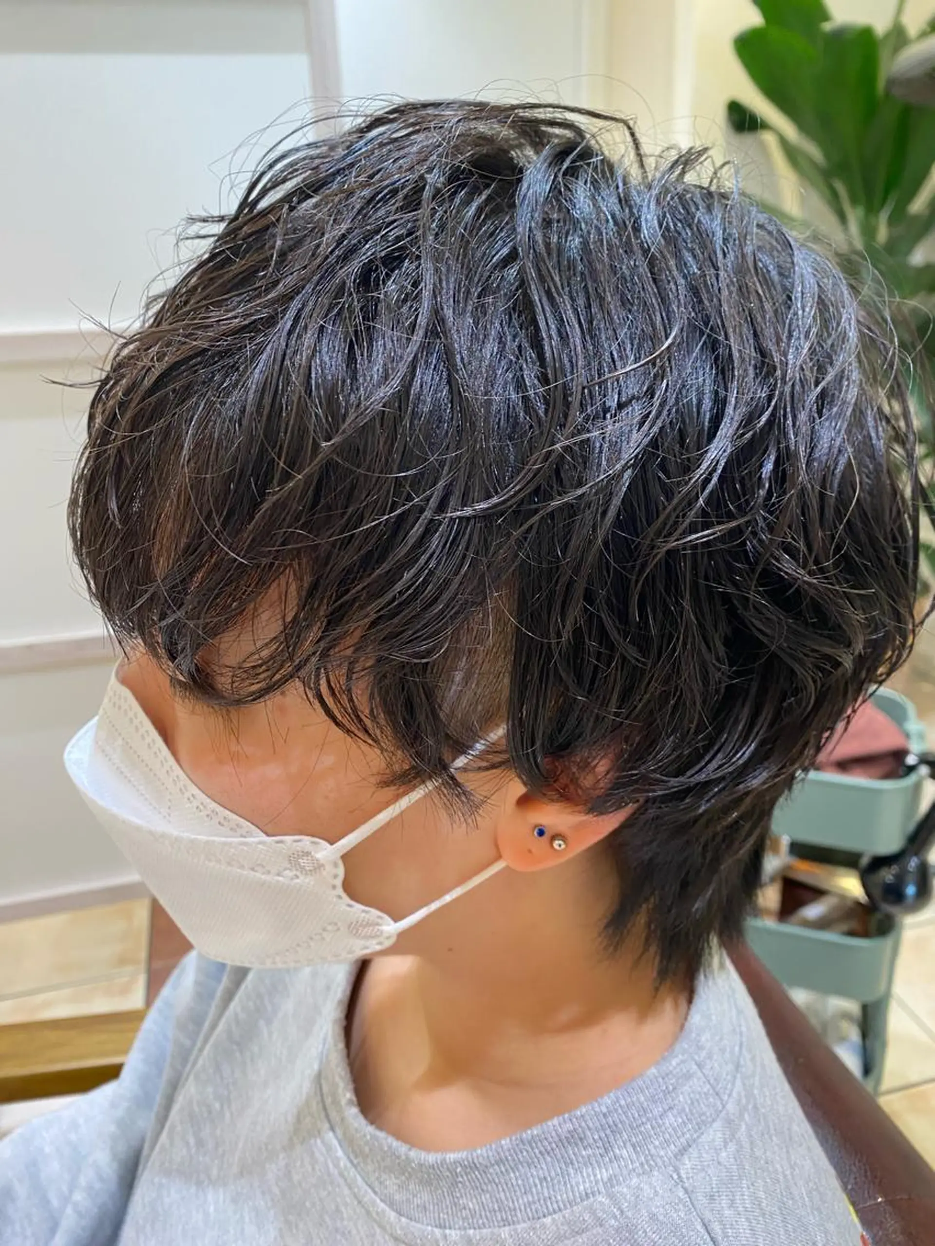 ショート パーマ ウルフカット 斎藤 彩香のヘアスタイル