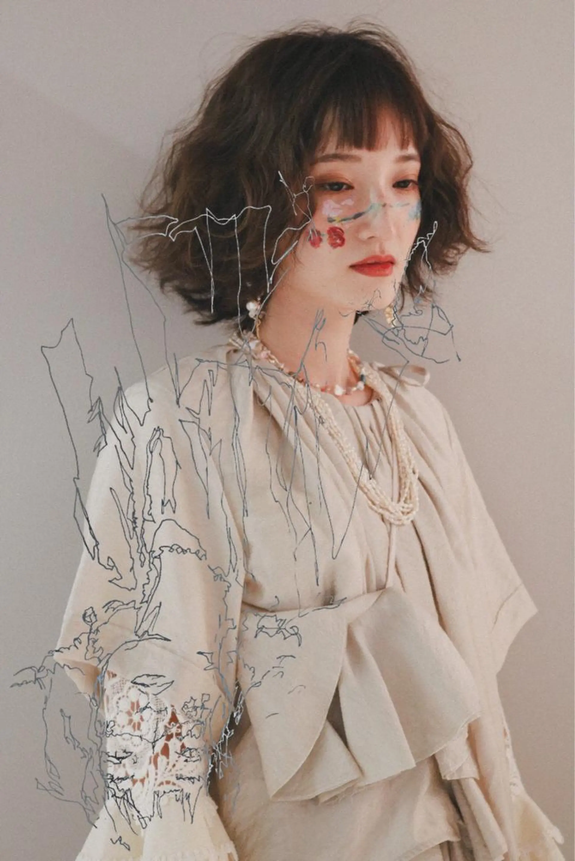 ショート カラー パーマ ヘアアレンジ ooit 【オーイット】のヘアスタイル