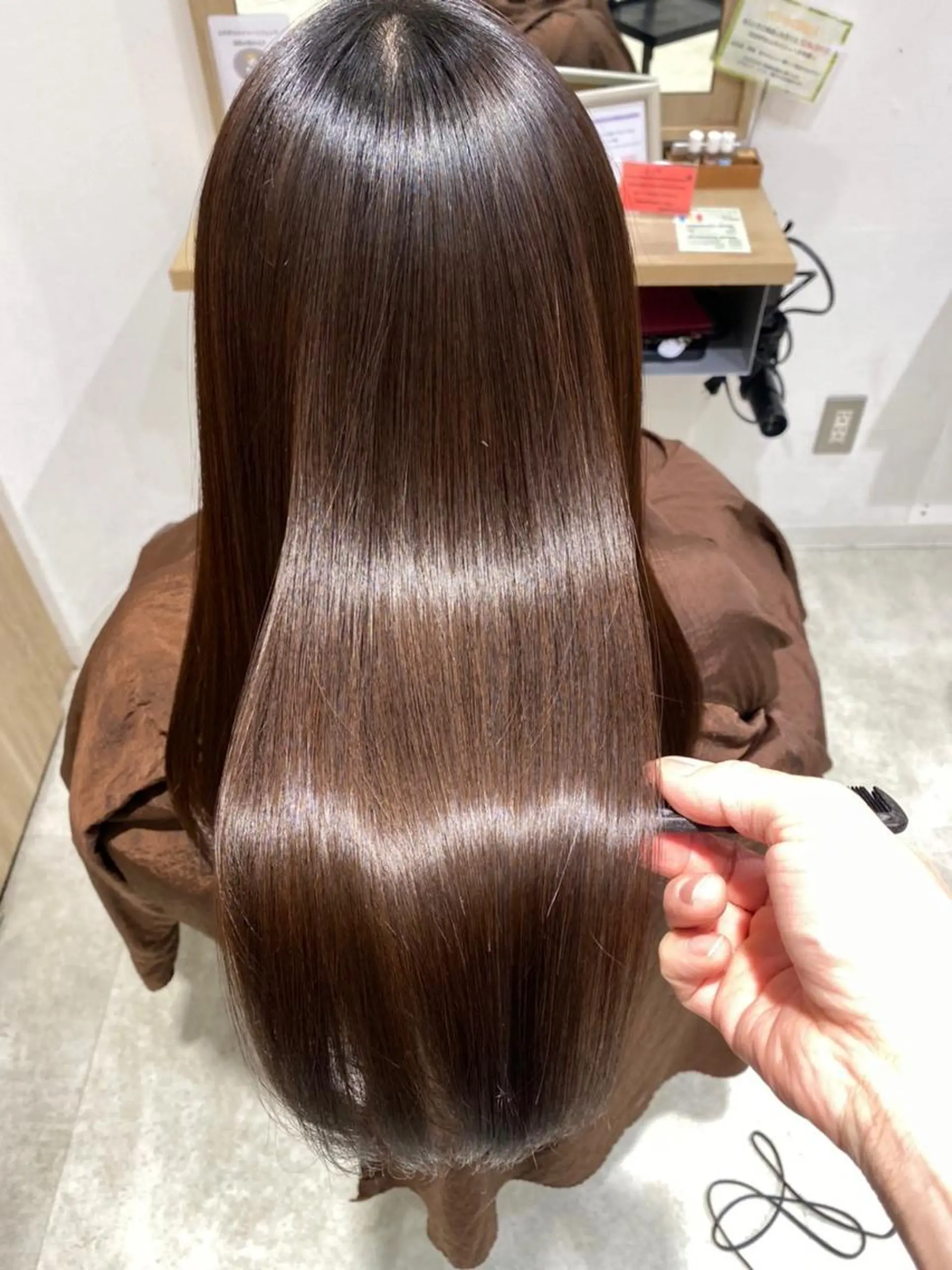 ロング アッシュ アッシュブラウン ハイライト 髪質改善 ロング MAX BEAUTY　GINZA所属・🌸銀座一丁目/美髪 矯正🌸山田 隆介のヘアスタイル