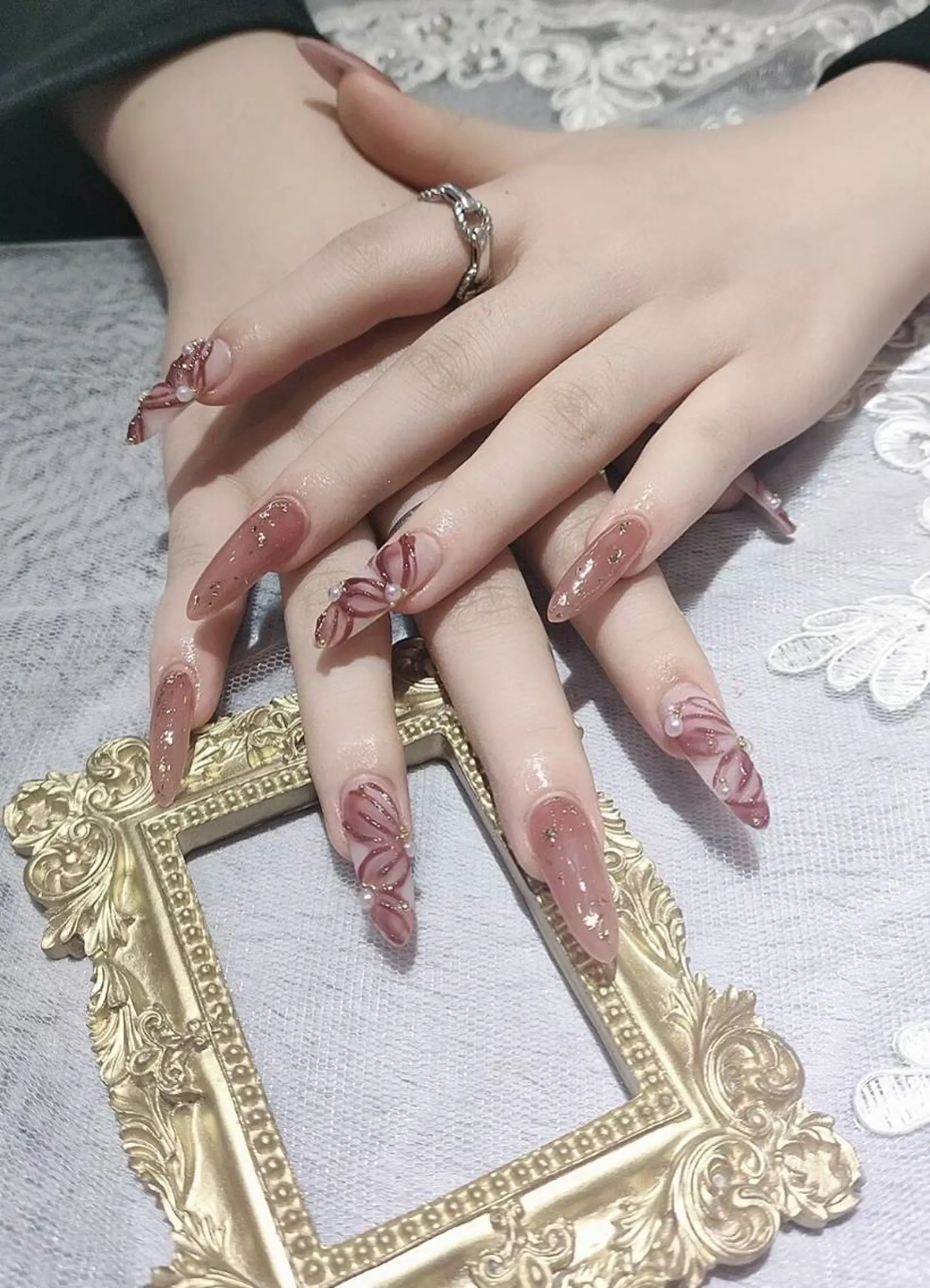 ネイル 🦋ネイルサロン ブラン🌈ゆりのネイルデザイン