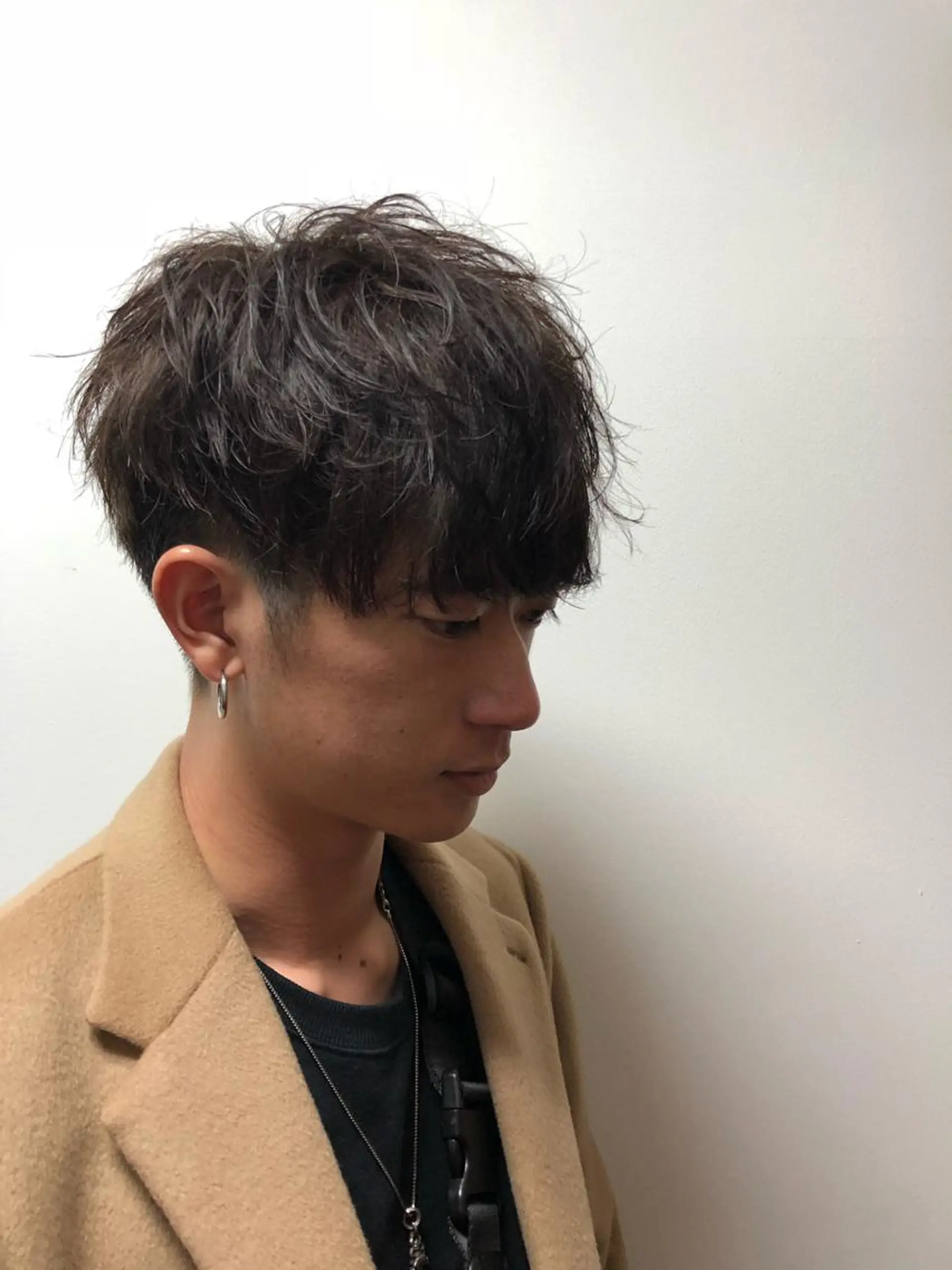 メンズ カット 森本裕/オーナー/ スパイラルパーマのヘアスタイル