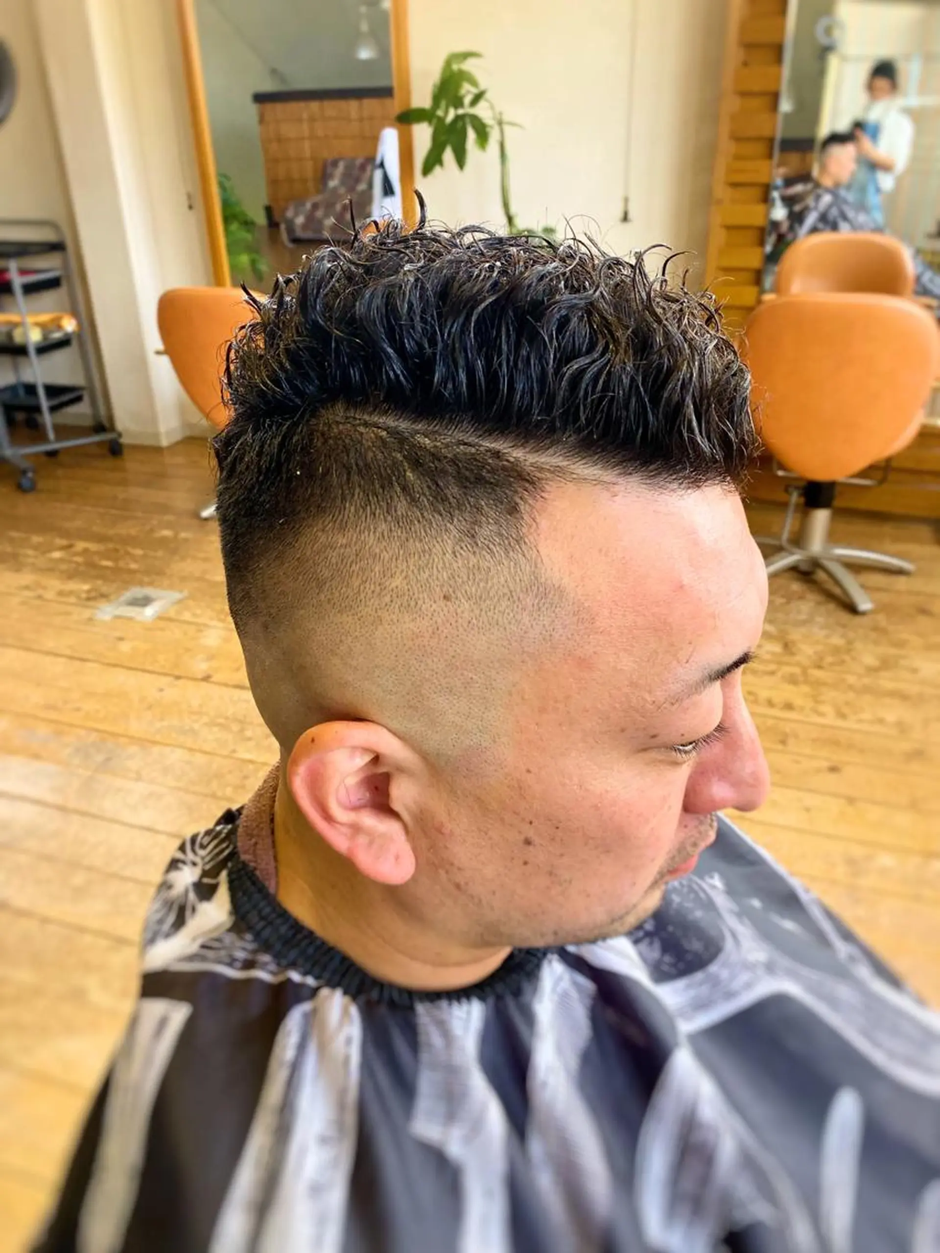 ショート カット パーマ タカハシ ユウヤのヘアスタイル