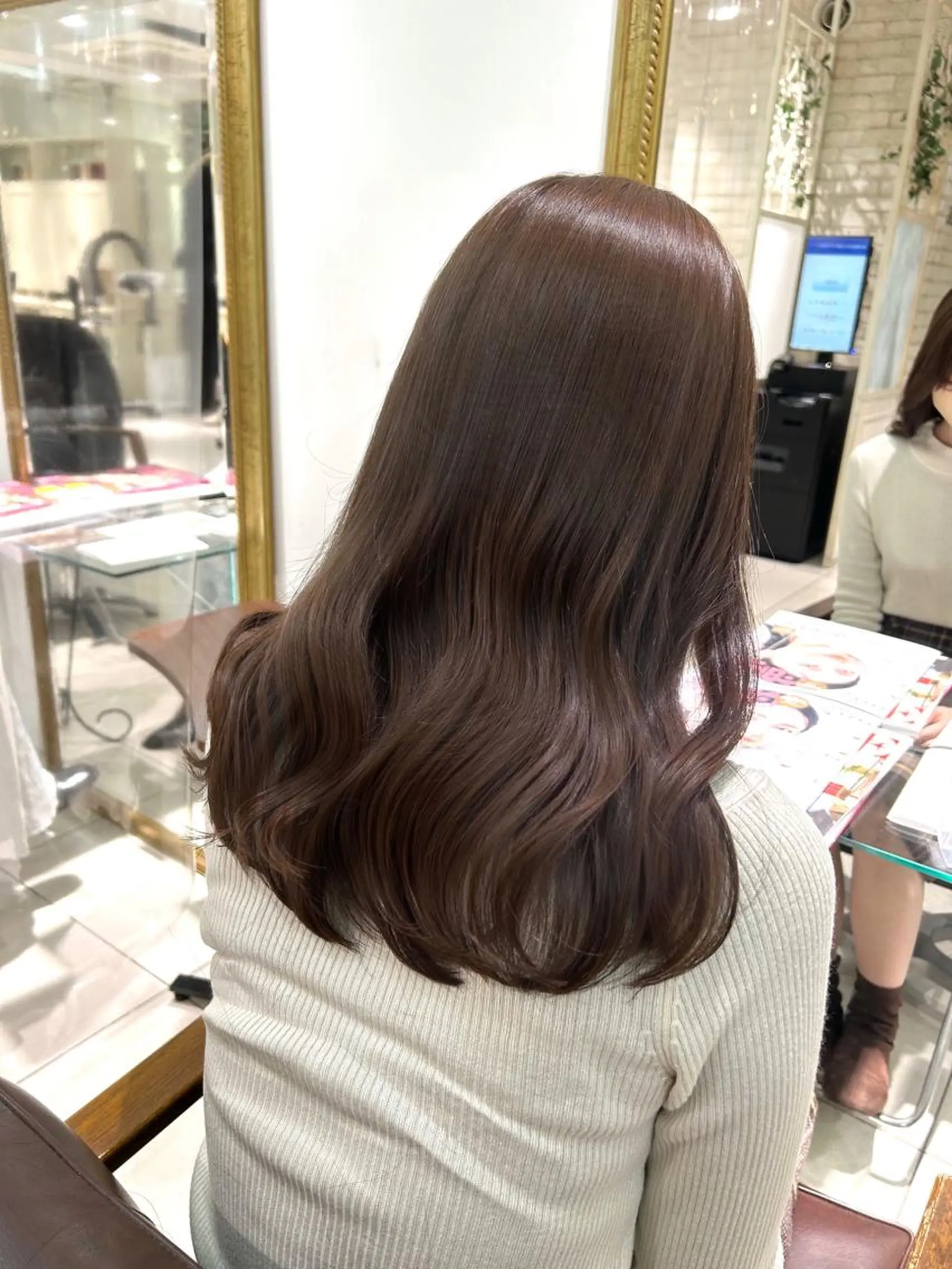 ロング カラー ヘアアレンジ 透明感カラー 古山 結季🌙🖤のヘアスタイル