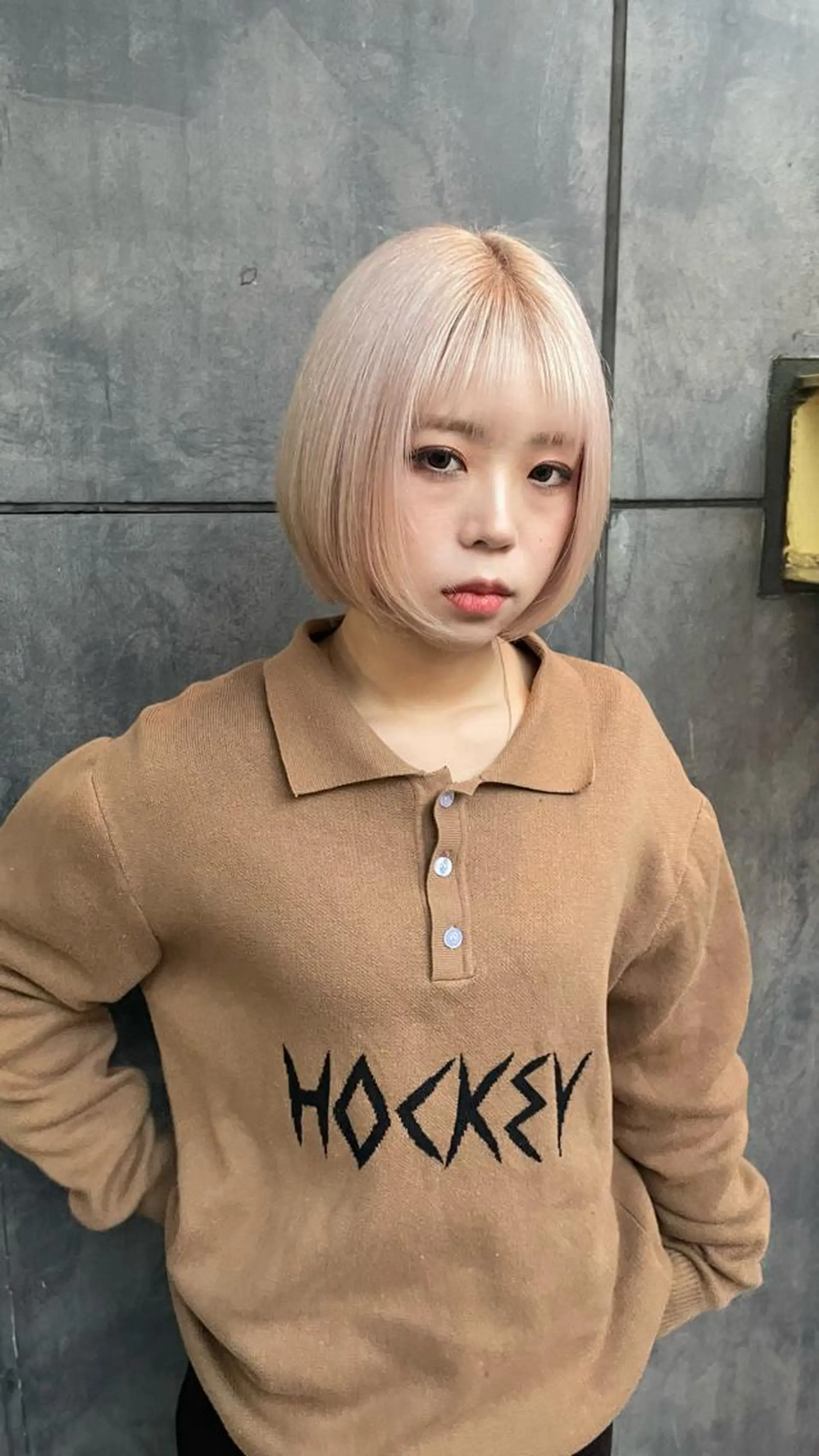 ショート カラー ヘアアレンジ ベージュカラー ミルクティーベージュ ボブ 💐ナチュラルヘア Kroda💐のヘアスタイル