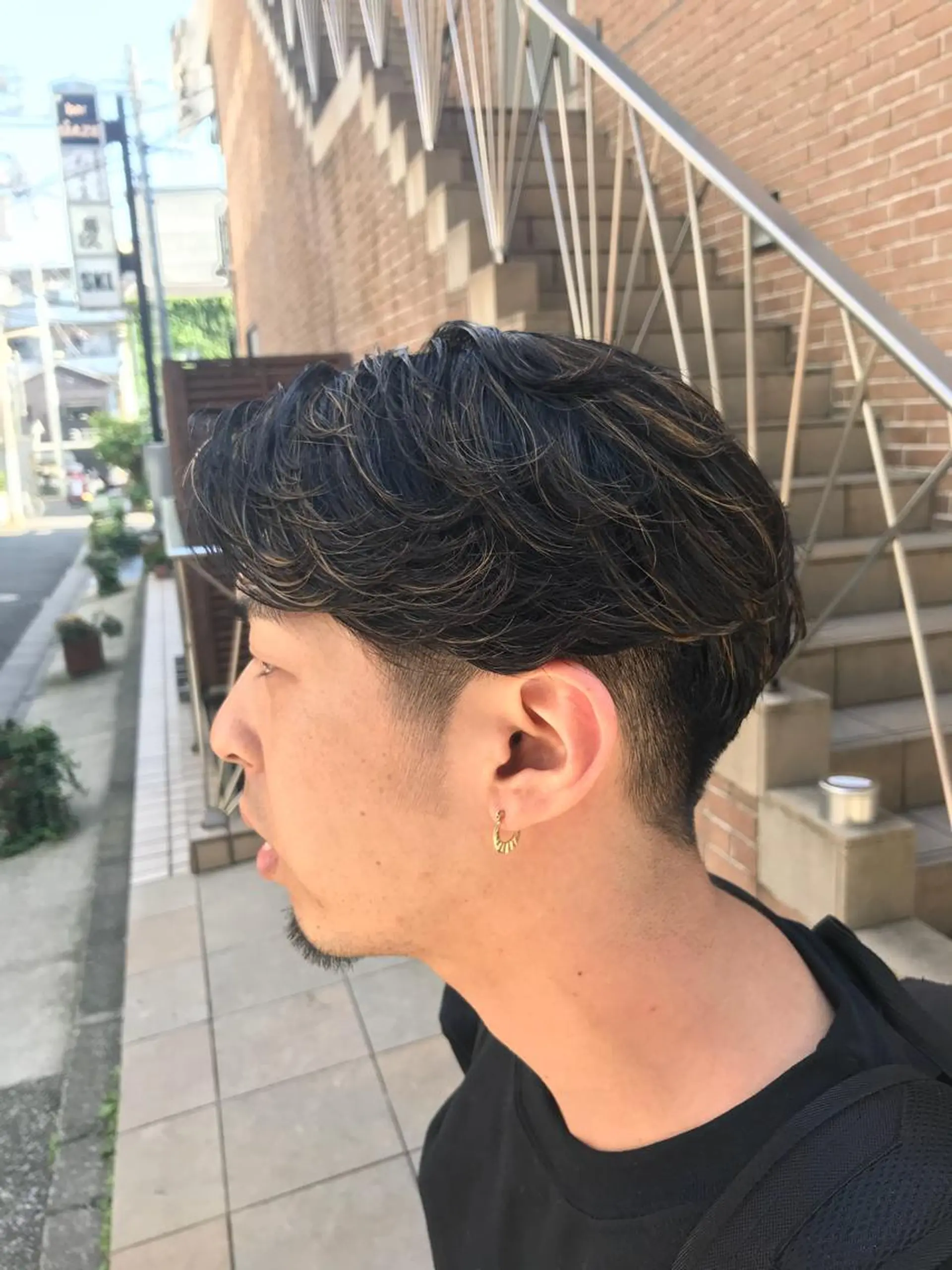 ショート カラー パーマ ヘアアレンジ メンズ キッズ ネイル マツエク・マツパ メンズハイライト ハイライトカラー ハイライト メンズネイル サロンドミルク 原宿のヘアスタイル