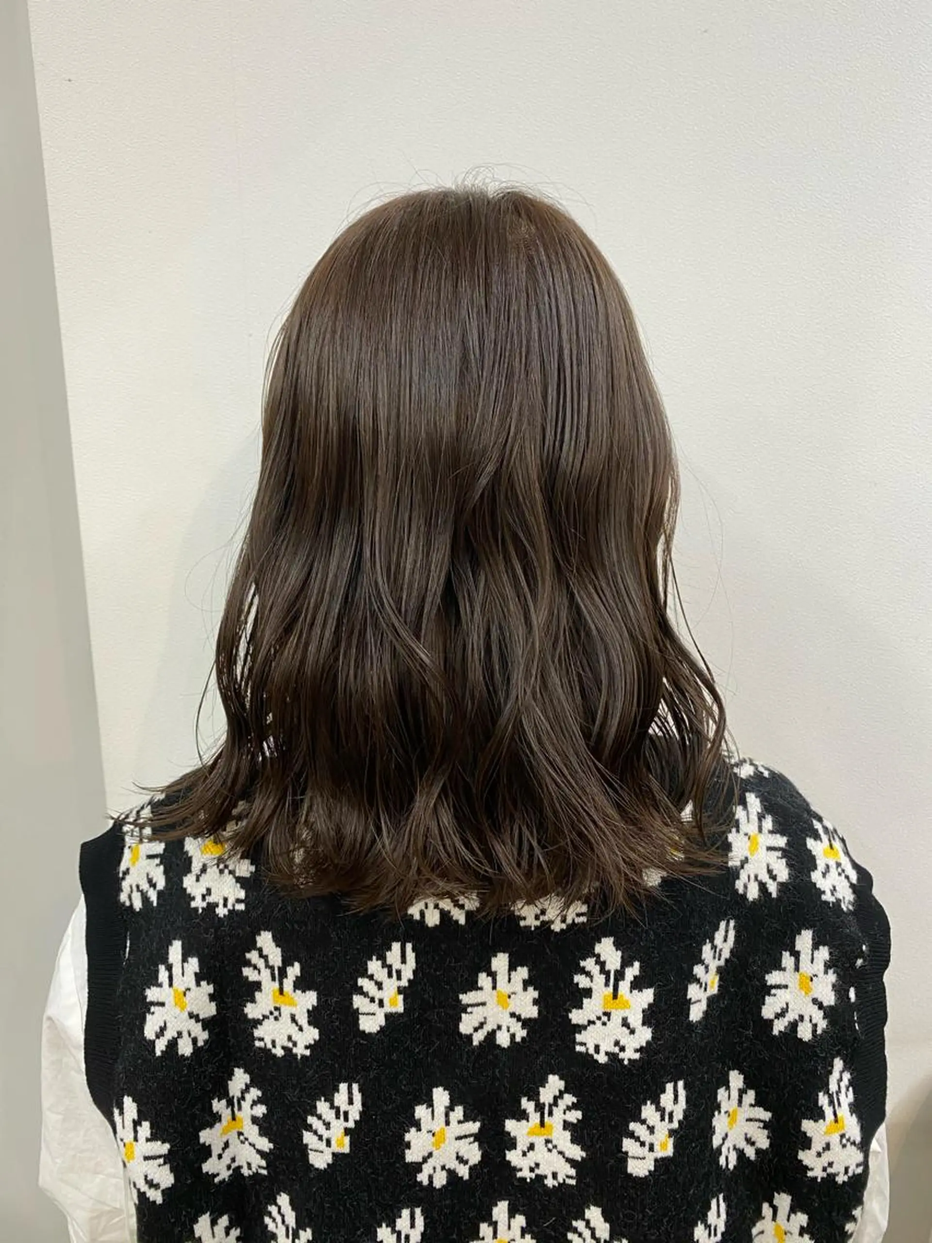 ミディアム カラー ✨艶髪✨ 奈須晴香のヘアスタイル