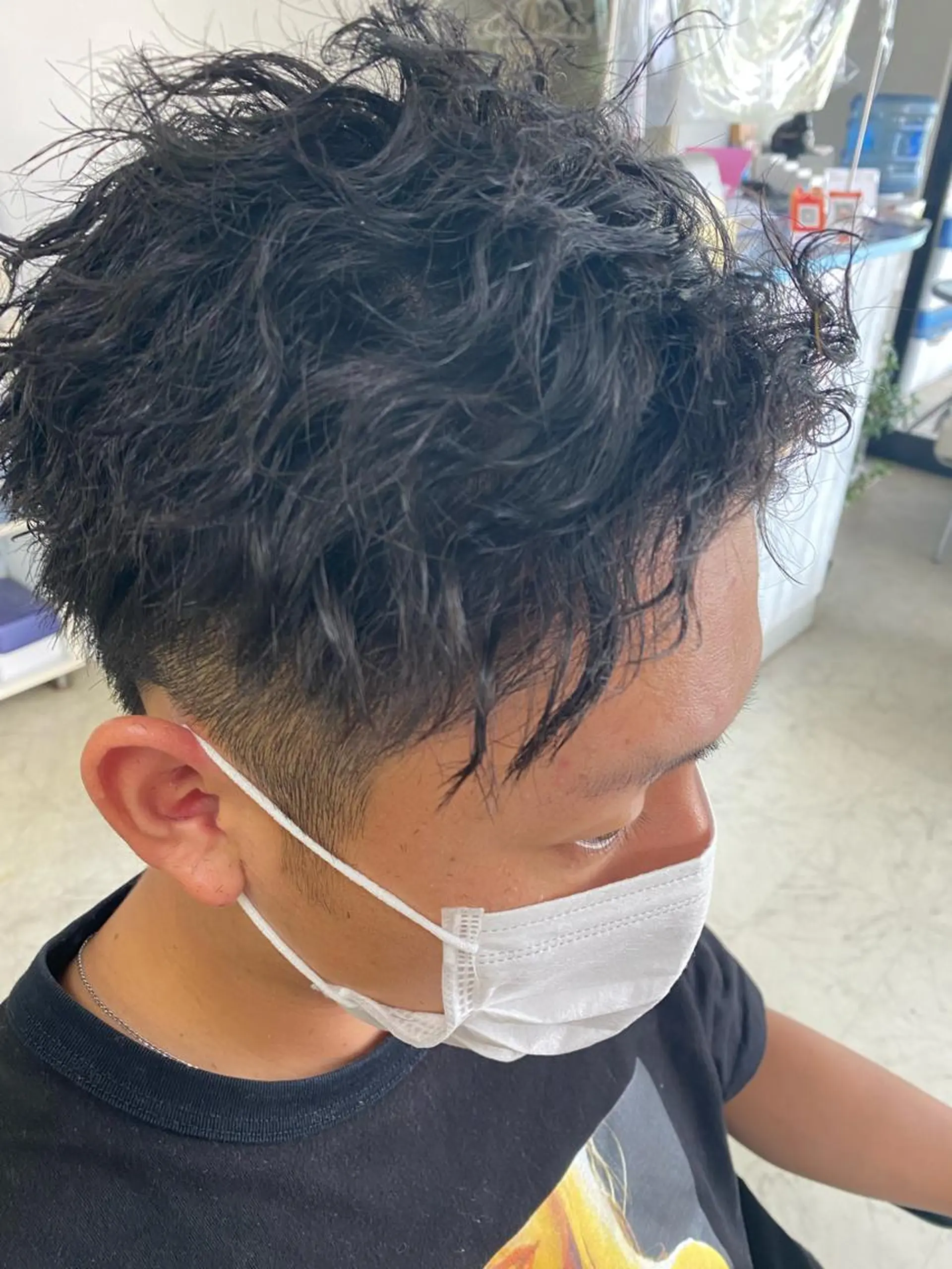 ショート パーマ メンズ imaizumi takuyaのヘアスタイル