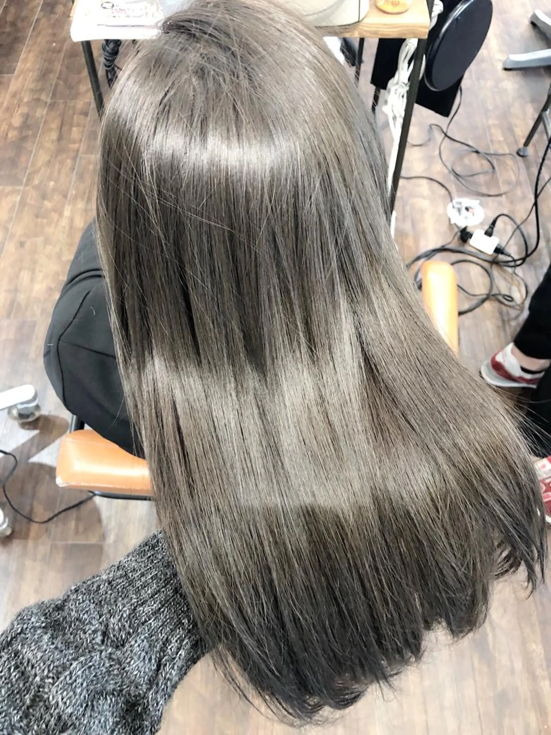 カラー グレージュ カット ヘアカラー トリートメント ヘッドスパ グレージュ/髪質改善 Yamato.hのヘアスタイル