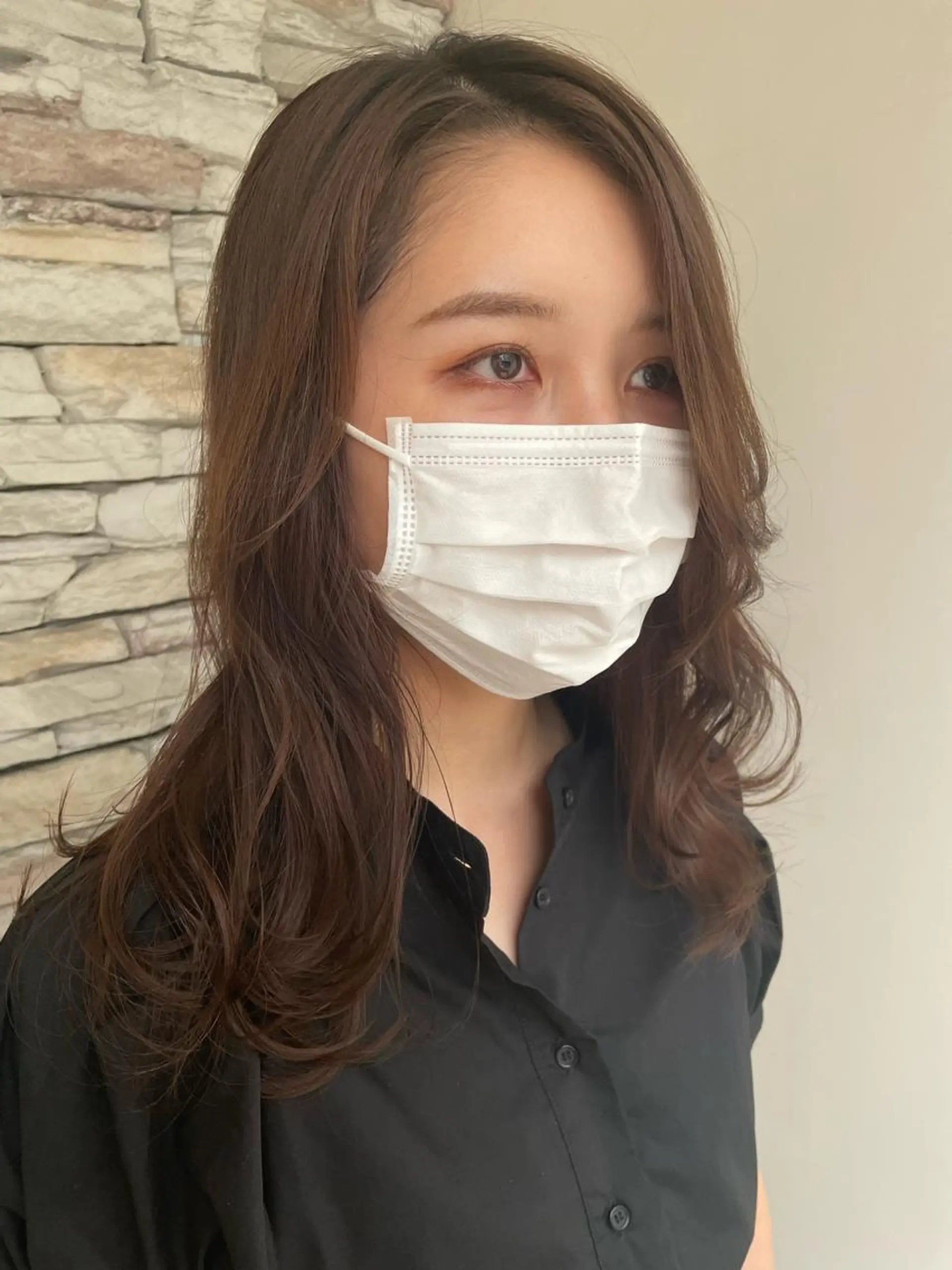 セミロング 🍒顔周り/レイヤー /韓国風/アリサ🍒のヘアスタイル