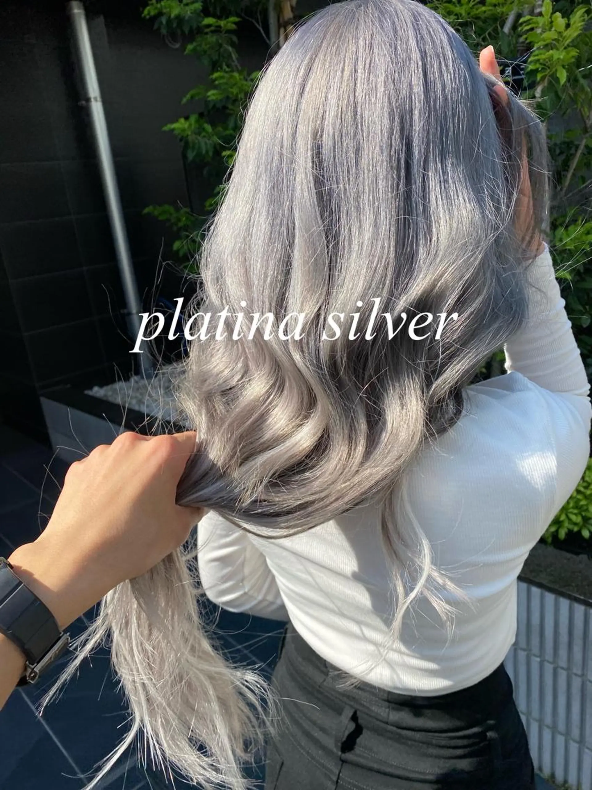 ロング カラー ヘアカラー ブリーチカラー特化 U-topia小島のヘアスタイル