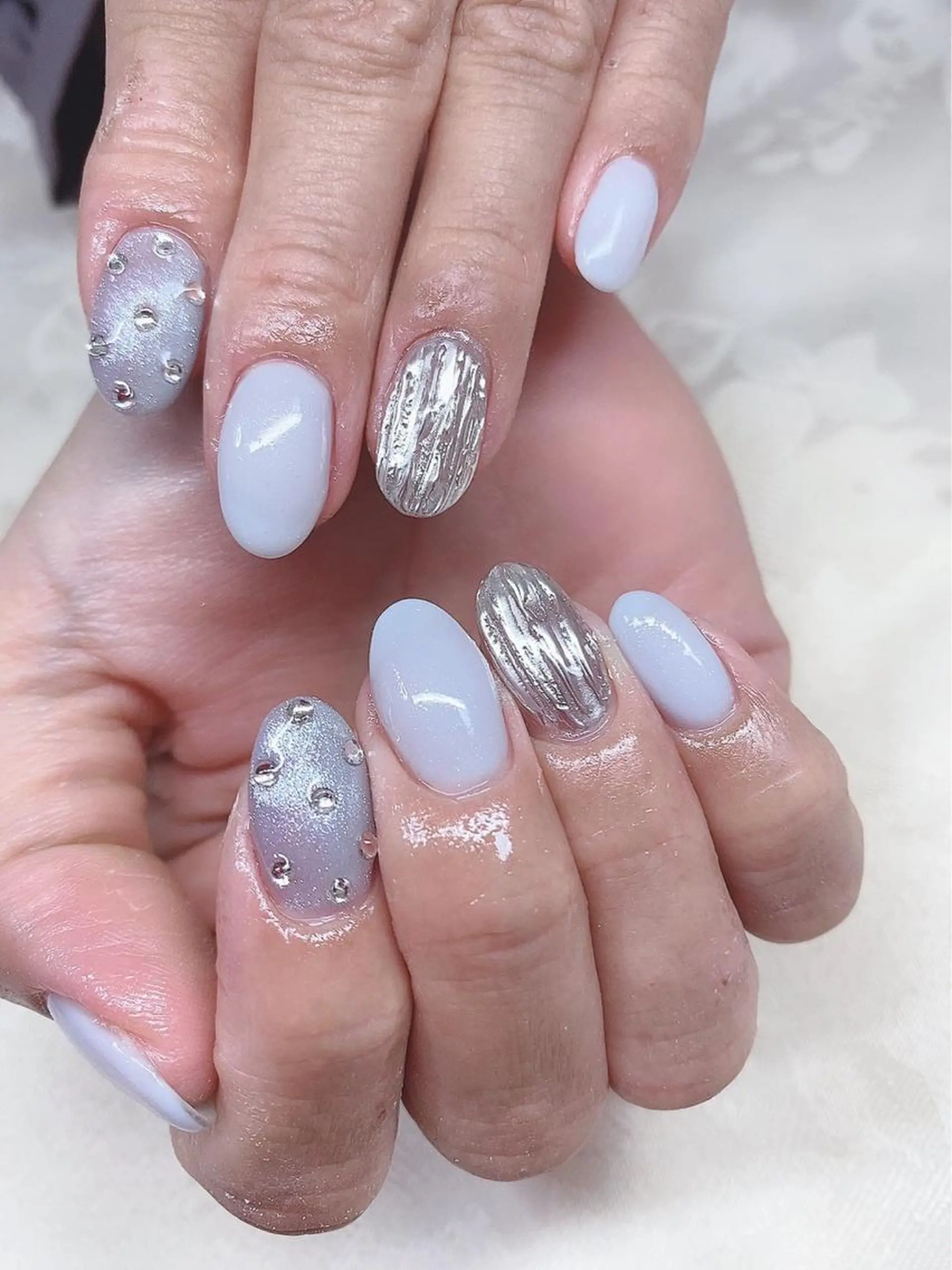 ネイル フットネイル グリーン オフィスネイル ワンカラーネイル 春ネイル Lily Blancheのその他イメージ