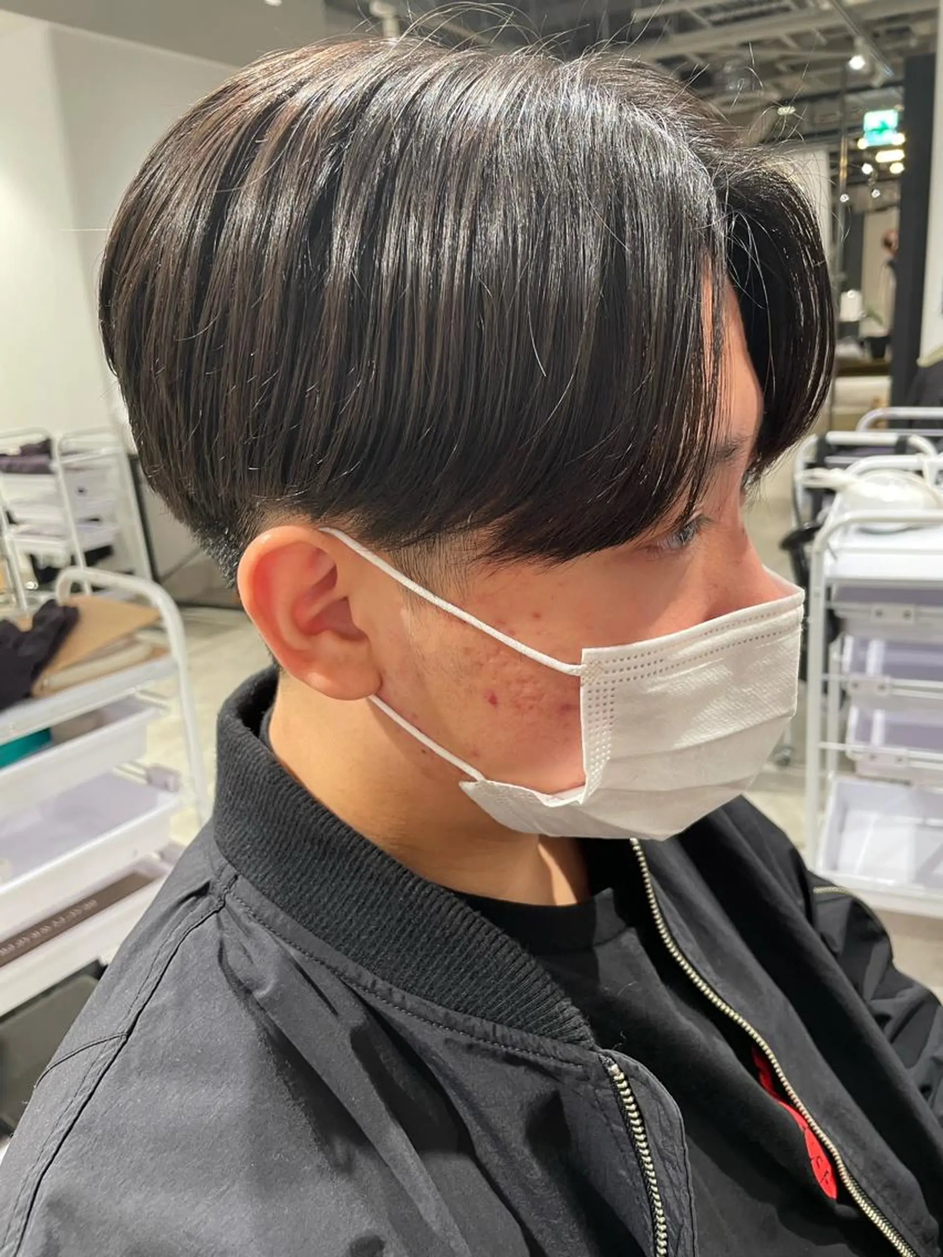 ショート カラー パーマ ヘアアレンジ メンズ パーソナルカラー合わ せたカラー🤍なつみのヘアスタイル