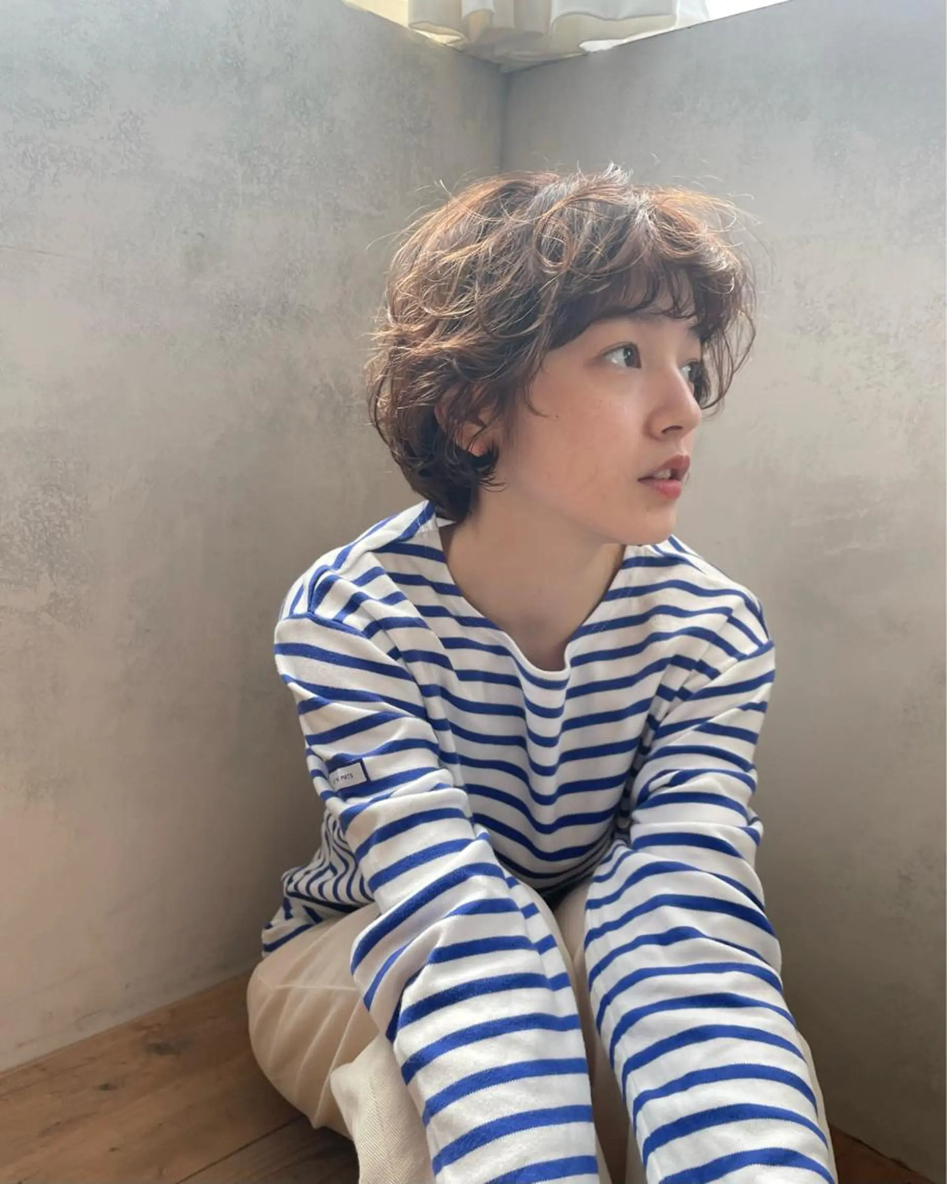 ショート パーマ 橋本 実奈美のヘアスタイル