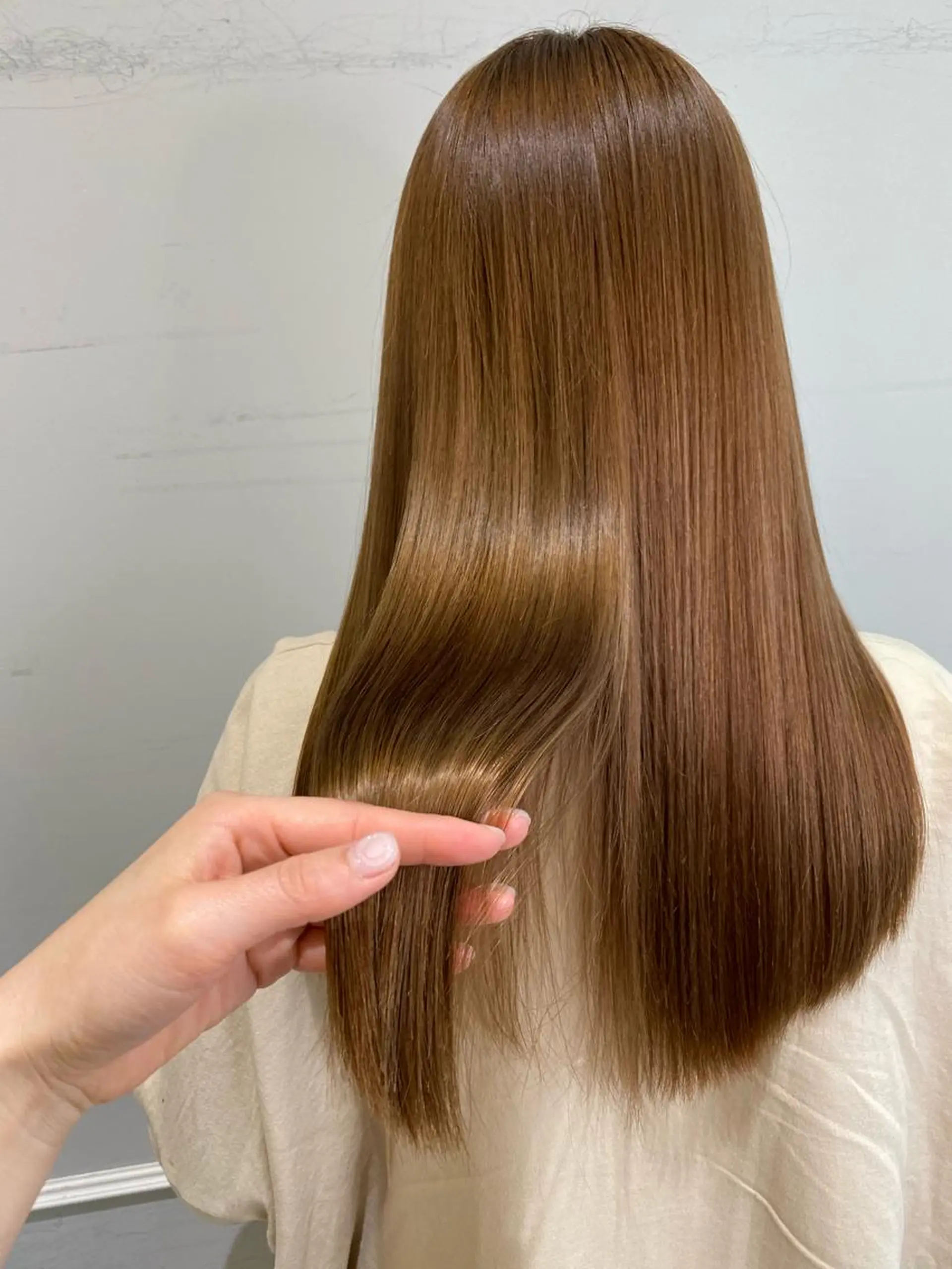 ロング 似合わせ艶髪カラー ❤️ハダユミのヘアスタイル