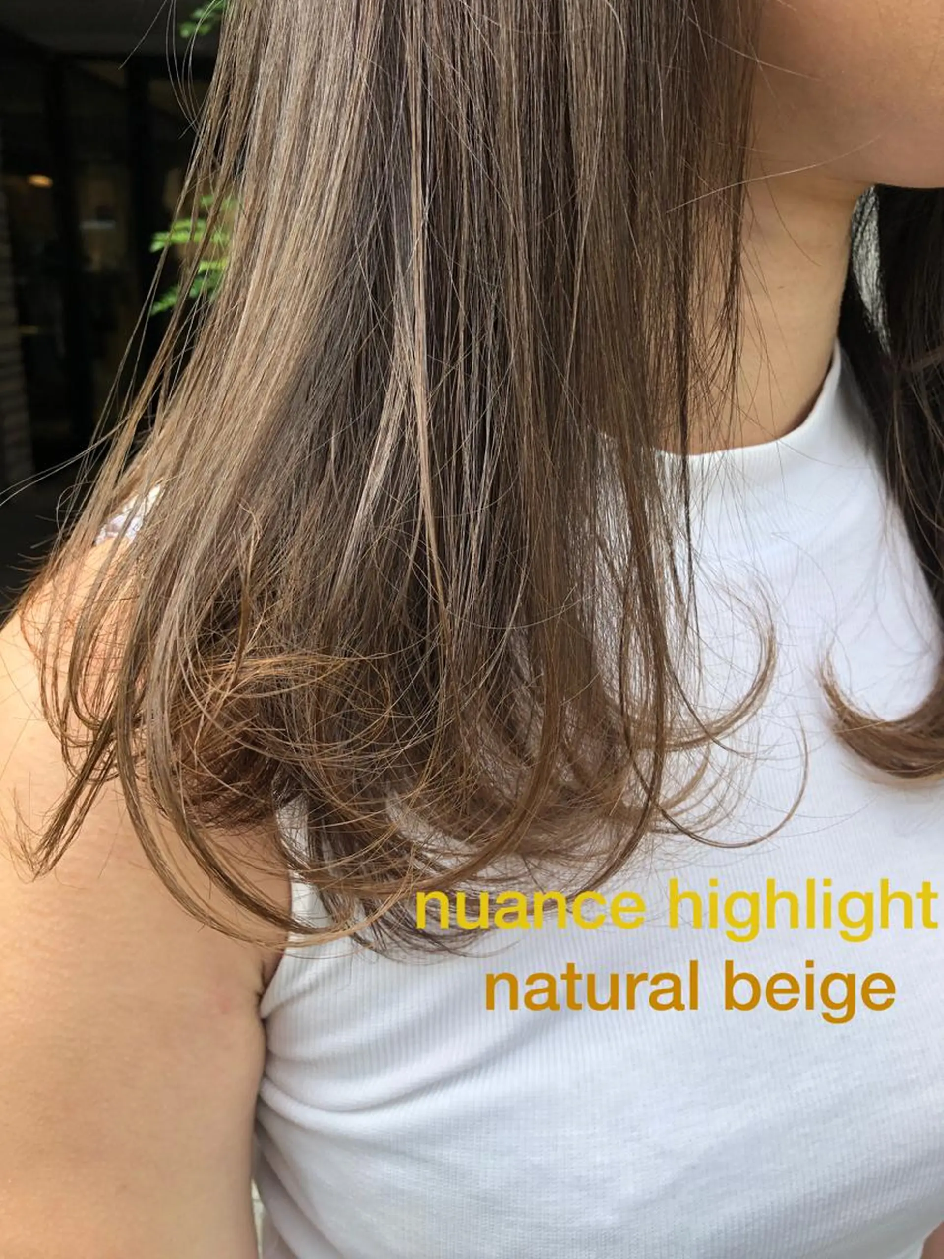 ミディアム カラー ベージュカラー レイヤーカット ブランロール中目黒店所属・stylist 杉浦駿生のヘアスタイル