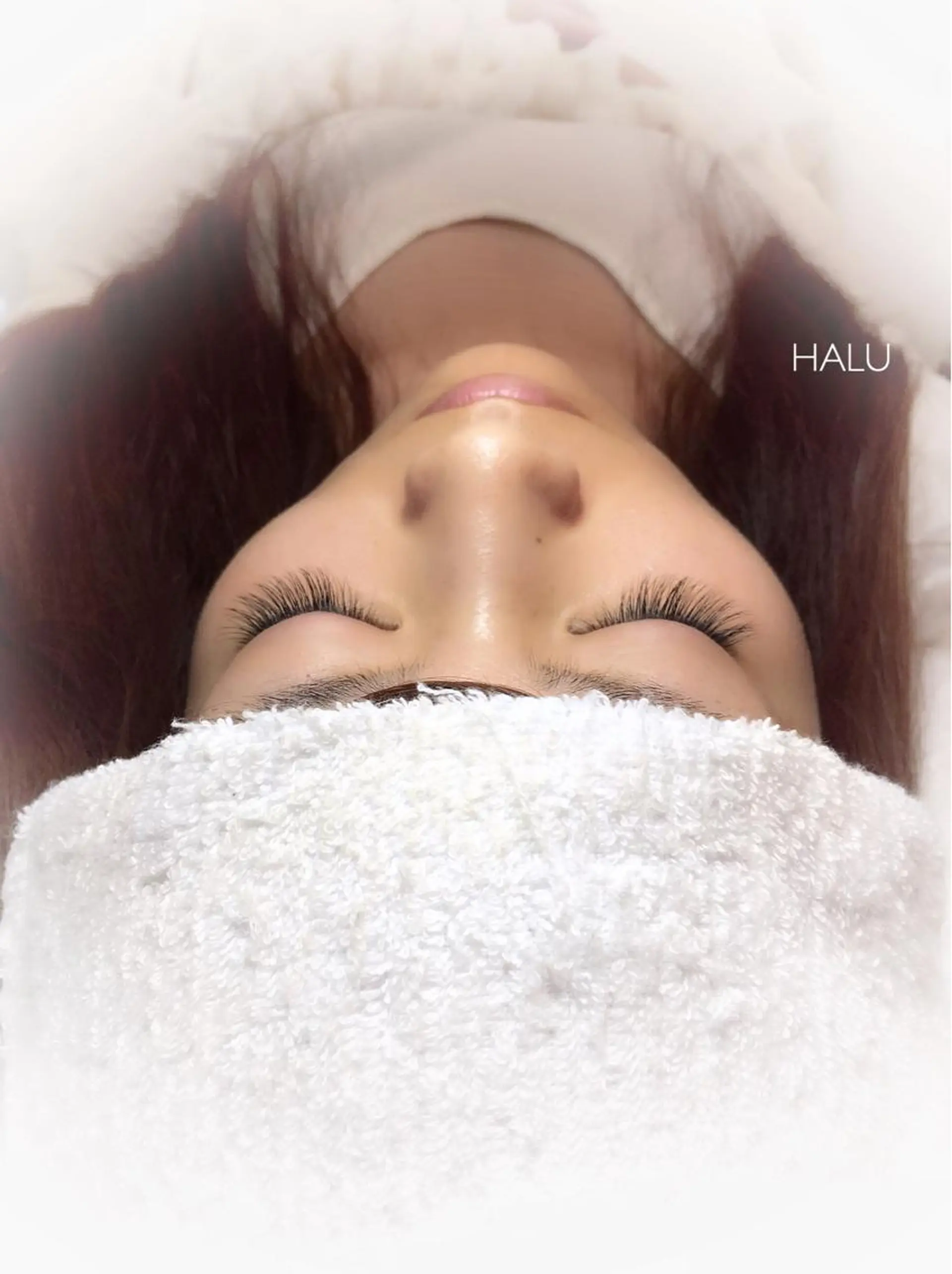 マツエク・マツパ 付け放題 Cカール HALU ハルのネイルデザイン