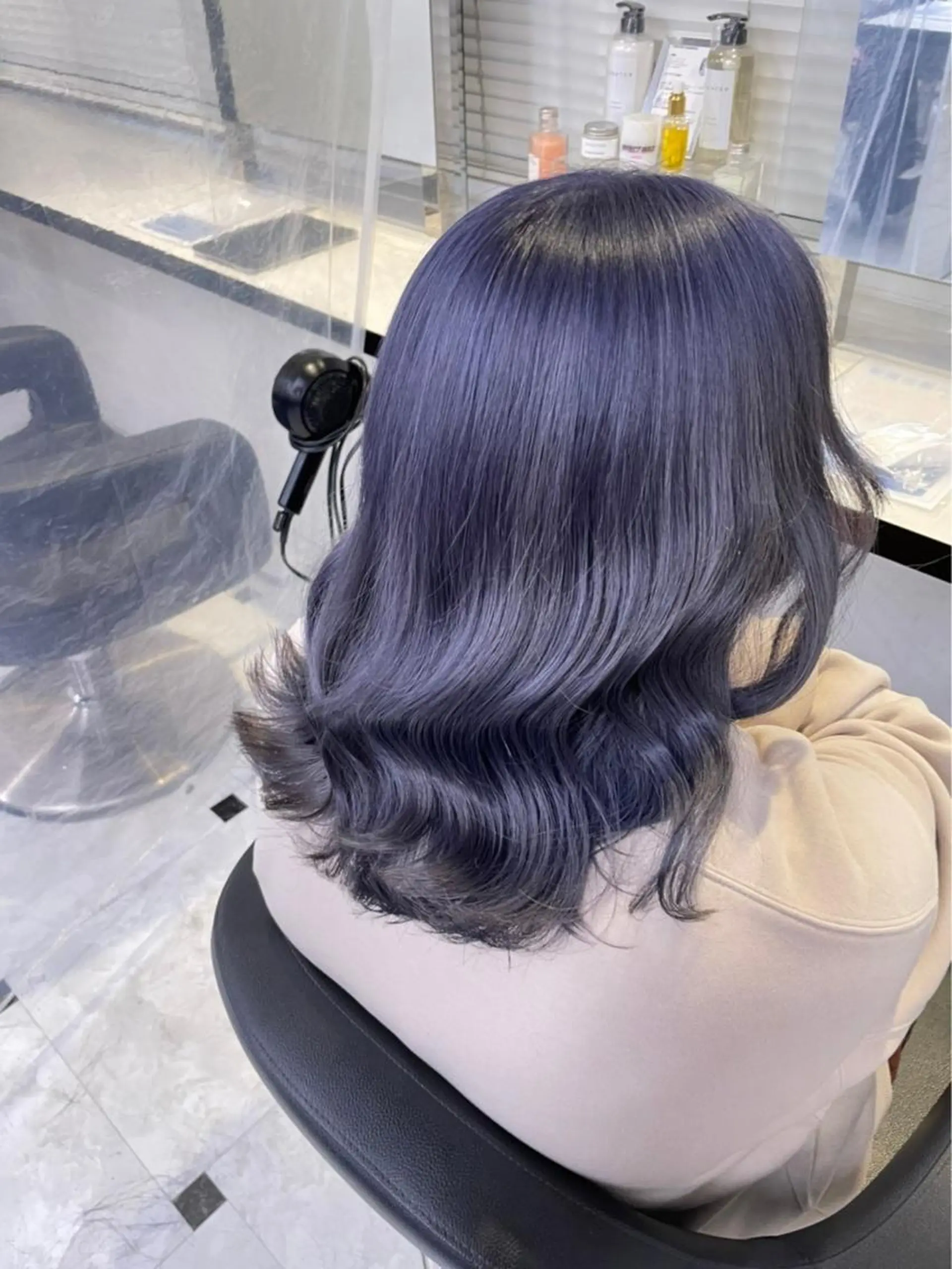 セミロング トレンドモテカラー 🩷色落ちまで可愛くのヘアスタイル