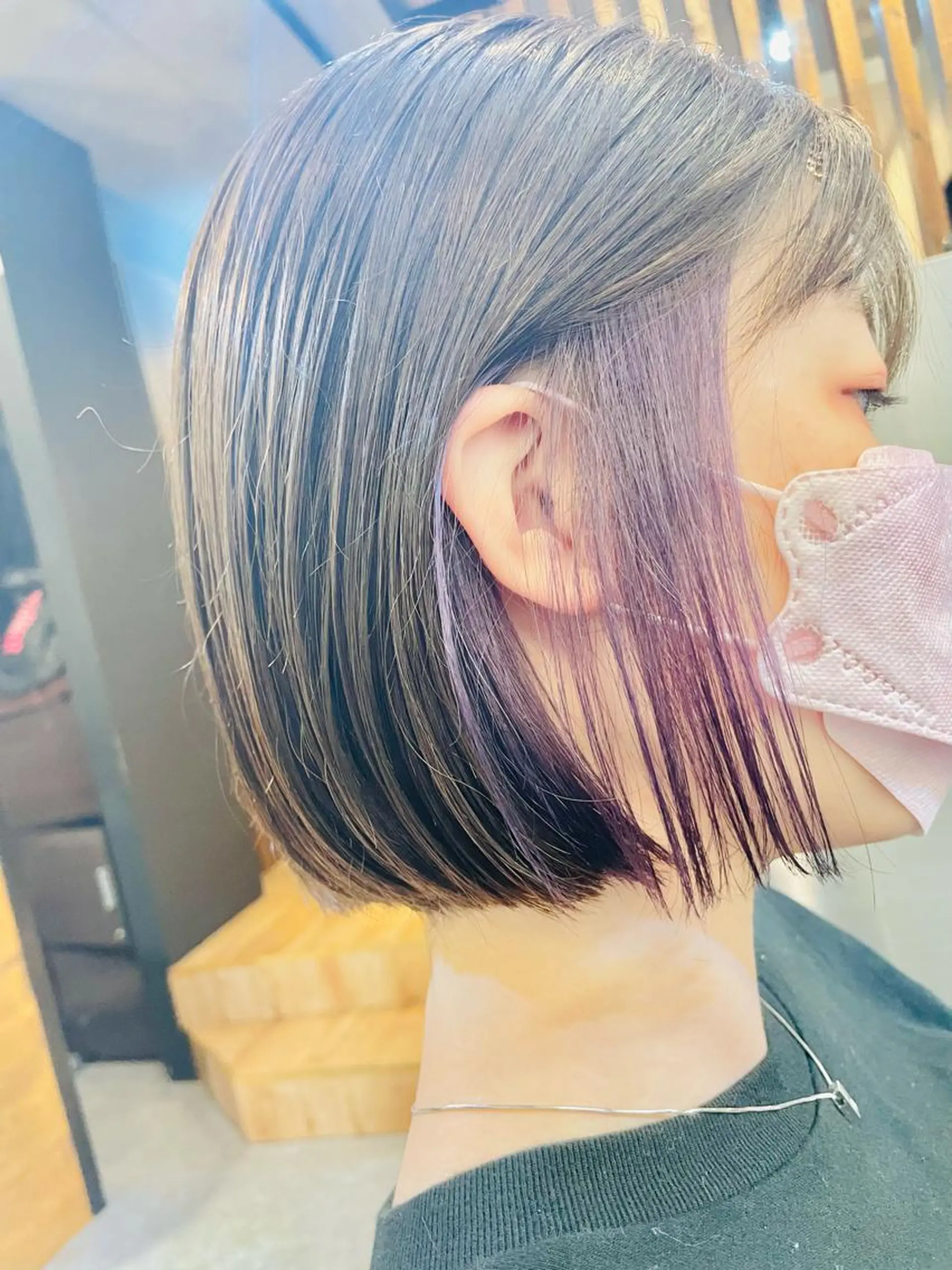 ショート カラー ショートボブ ハンサムショート アディクシーカラー イヤリングカラー ハイライトカラー ショートボブ髪質改善 縮毛矯正のプロ山道潤のヘアスタイル