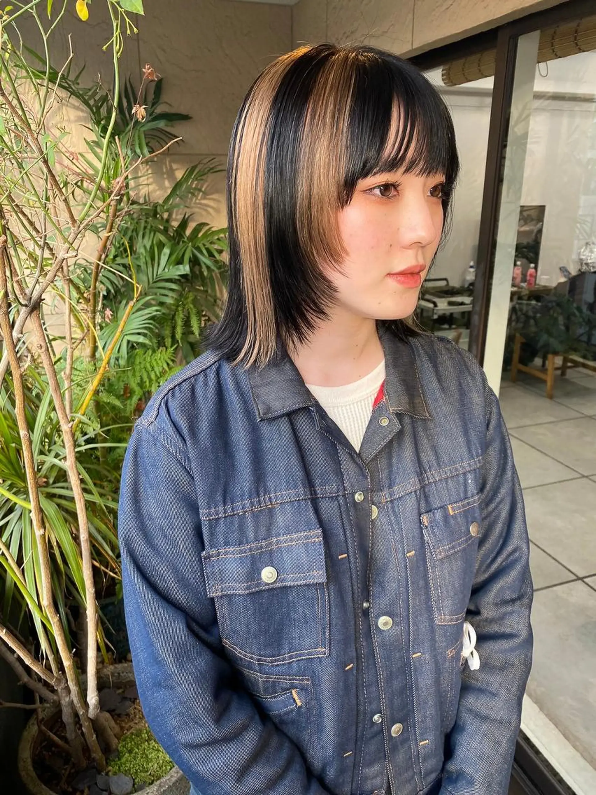 ショート カラー パーマ ショートボブ アディクシーカラー ブリーチ ケアブリーチ デザインカラー ヘアカラー CEINE PATHのヘアスタイル