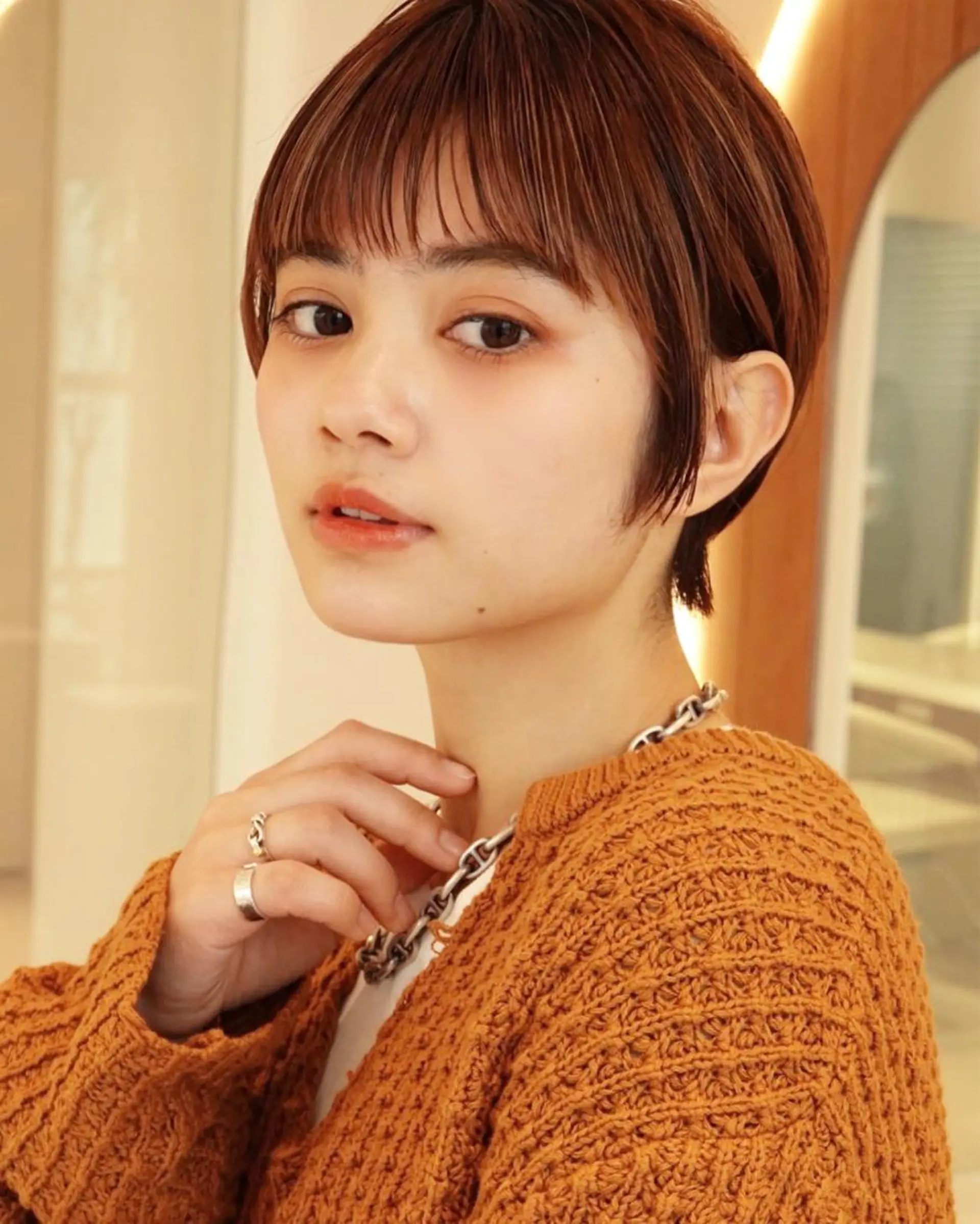 ショート カラー カット ヘアカラー トリートメント 🉐レイヤー/塩見 弘樹🉐渋谷のヘアスタイル