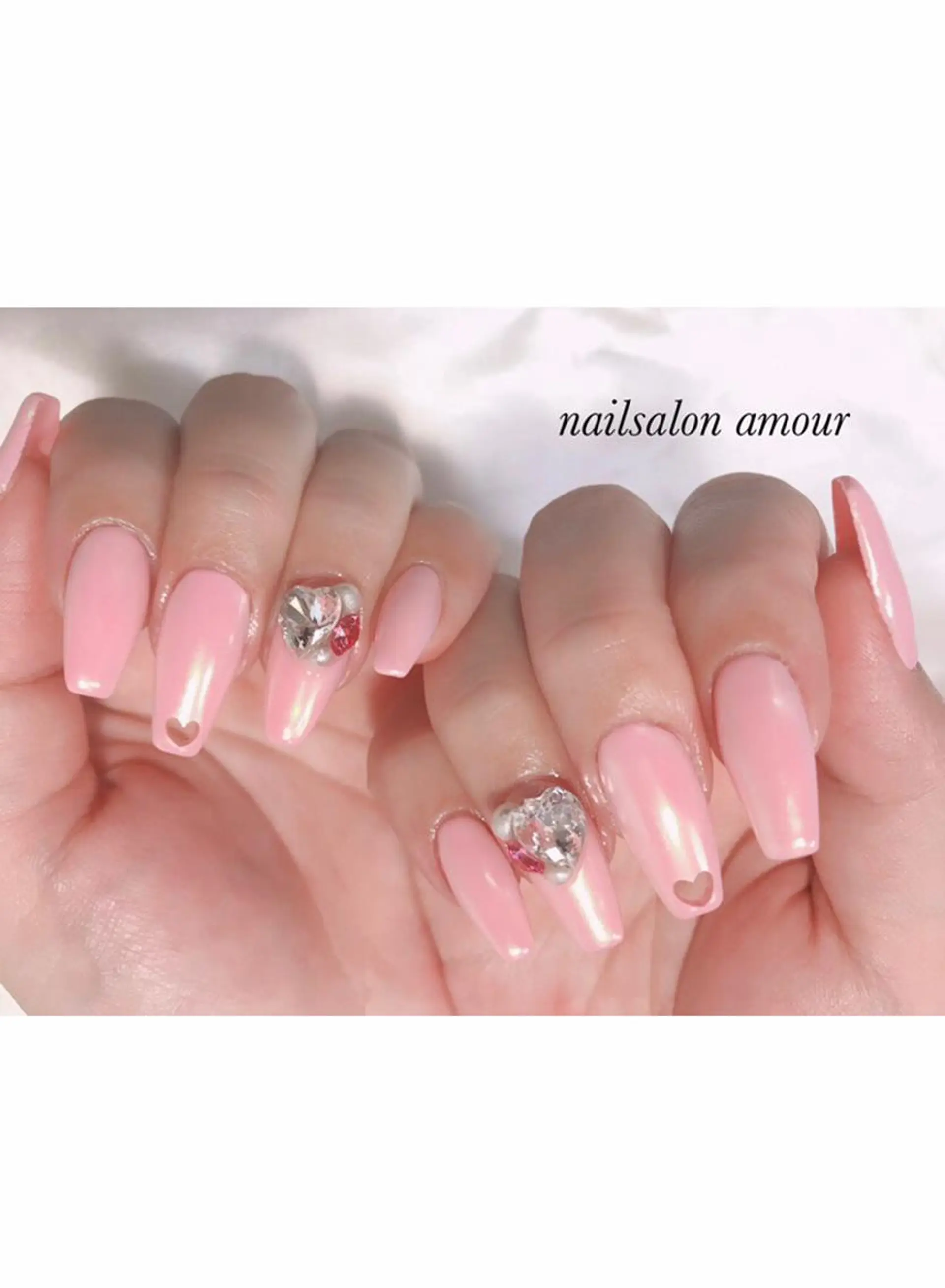 ネイル ハート nailsalon ♡amour♡のネイルデザイン